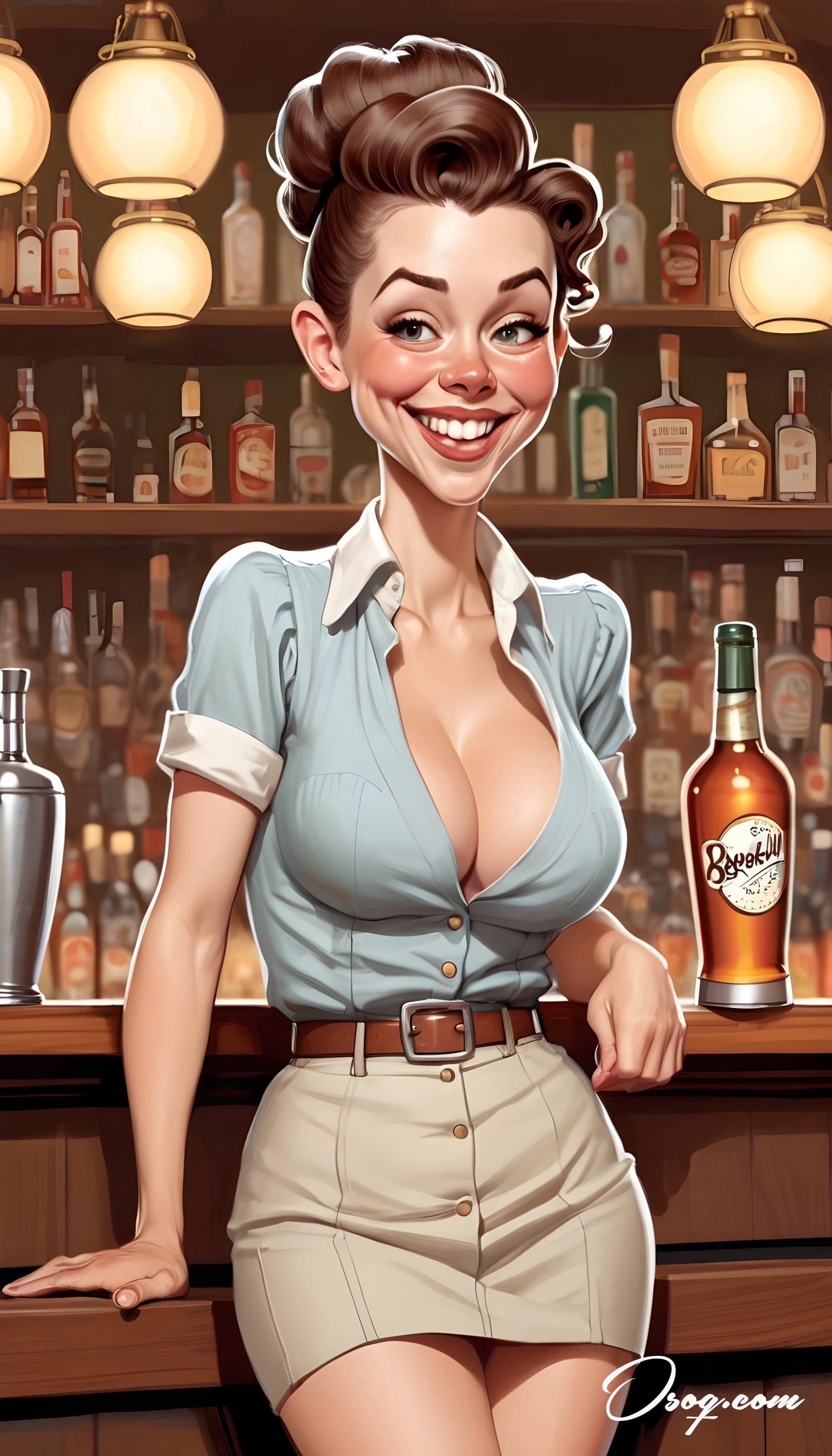 Bartender caricature 13