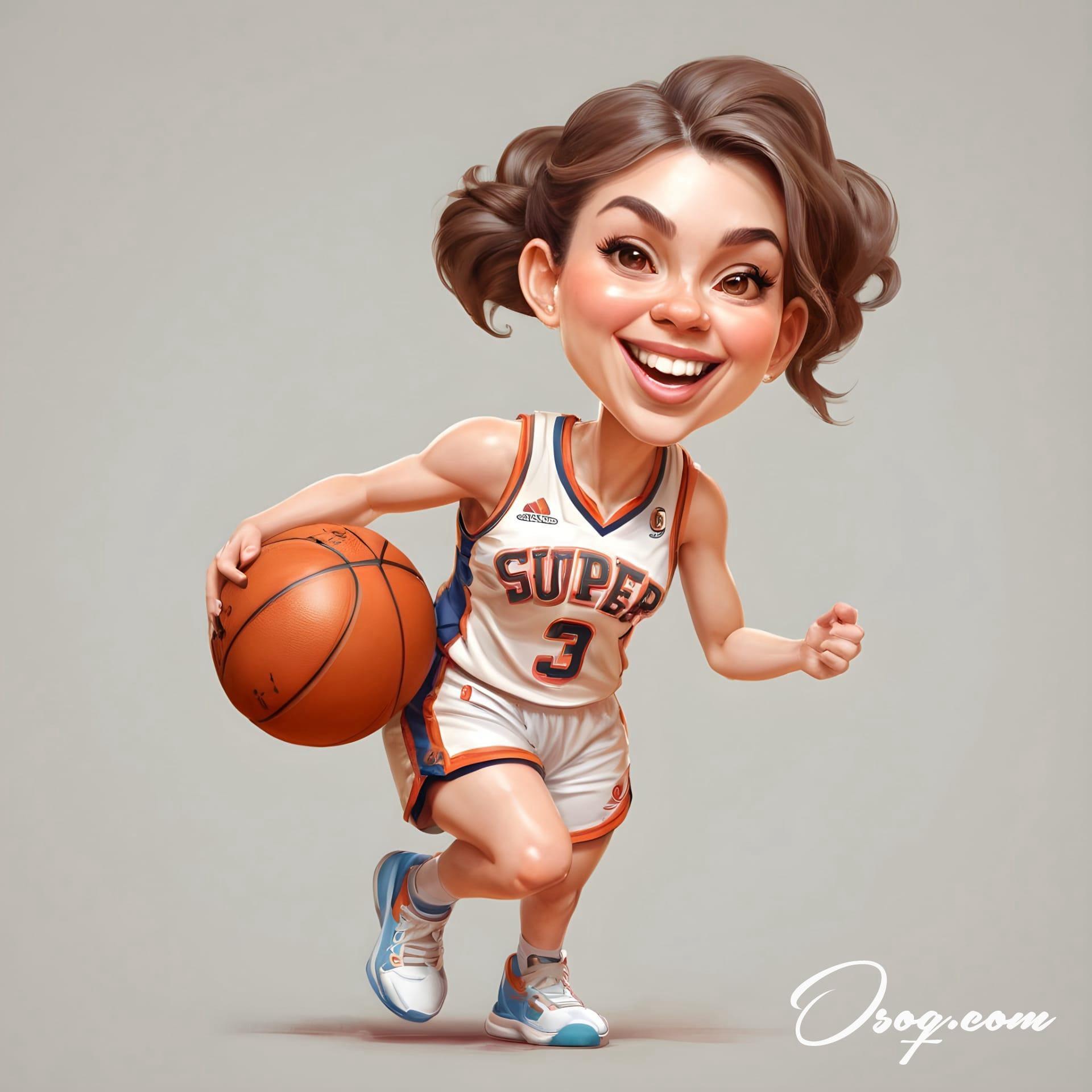 Basketball player caricature 13