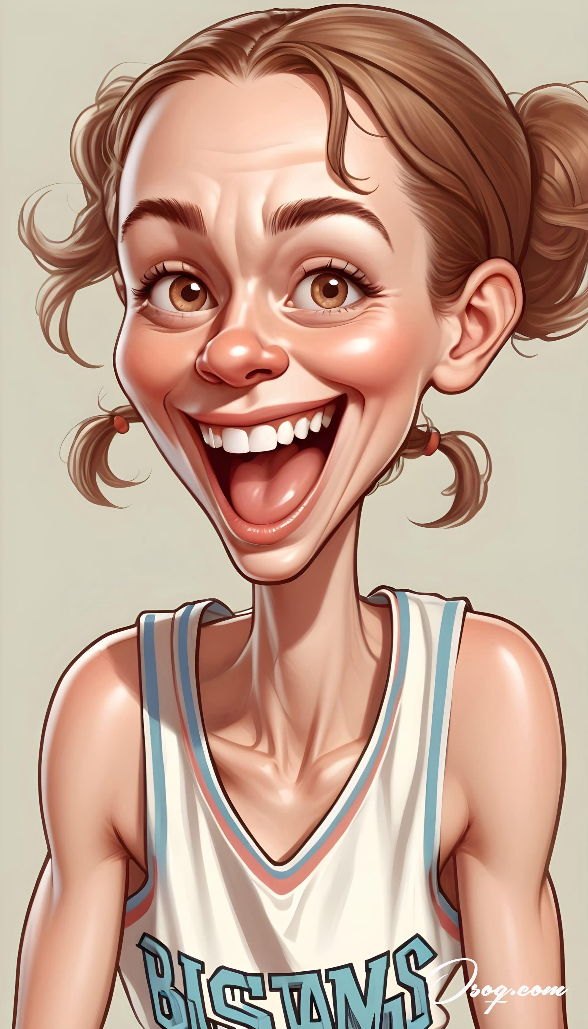 Basketball player caricature 16