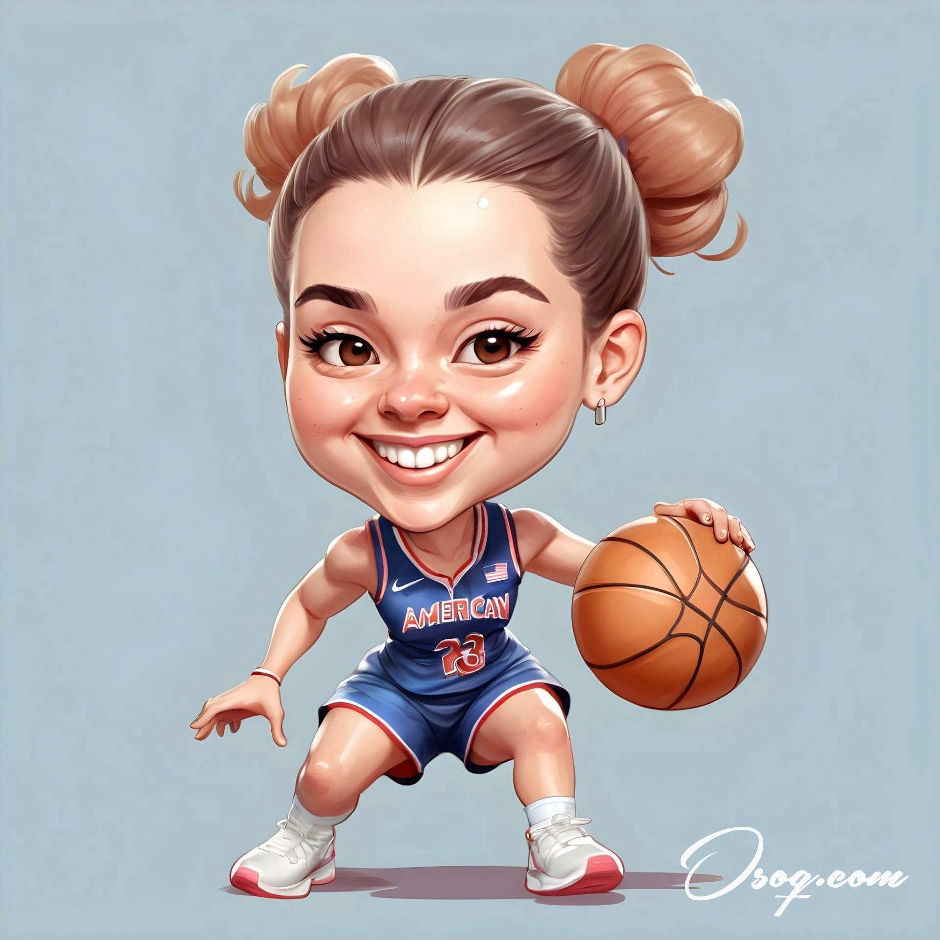 Basketball player caricature 18