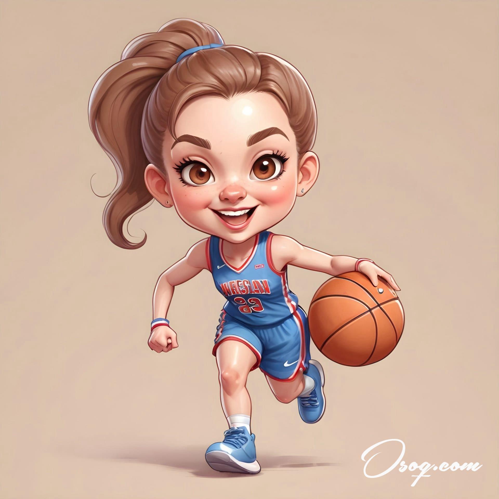 Basketball player caricature 19