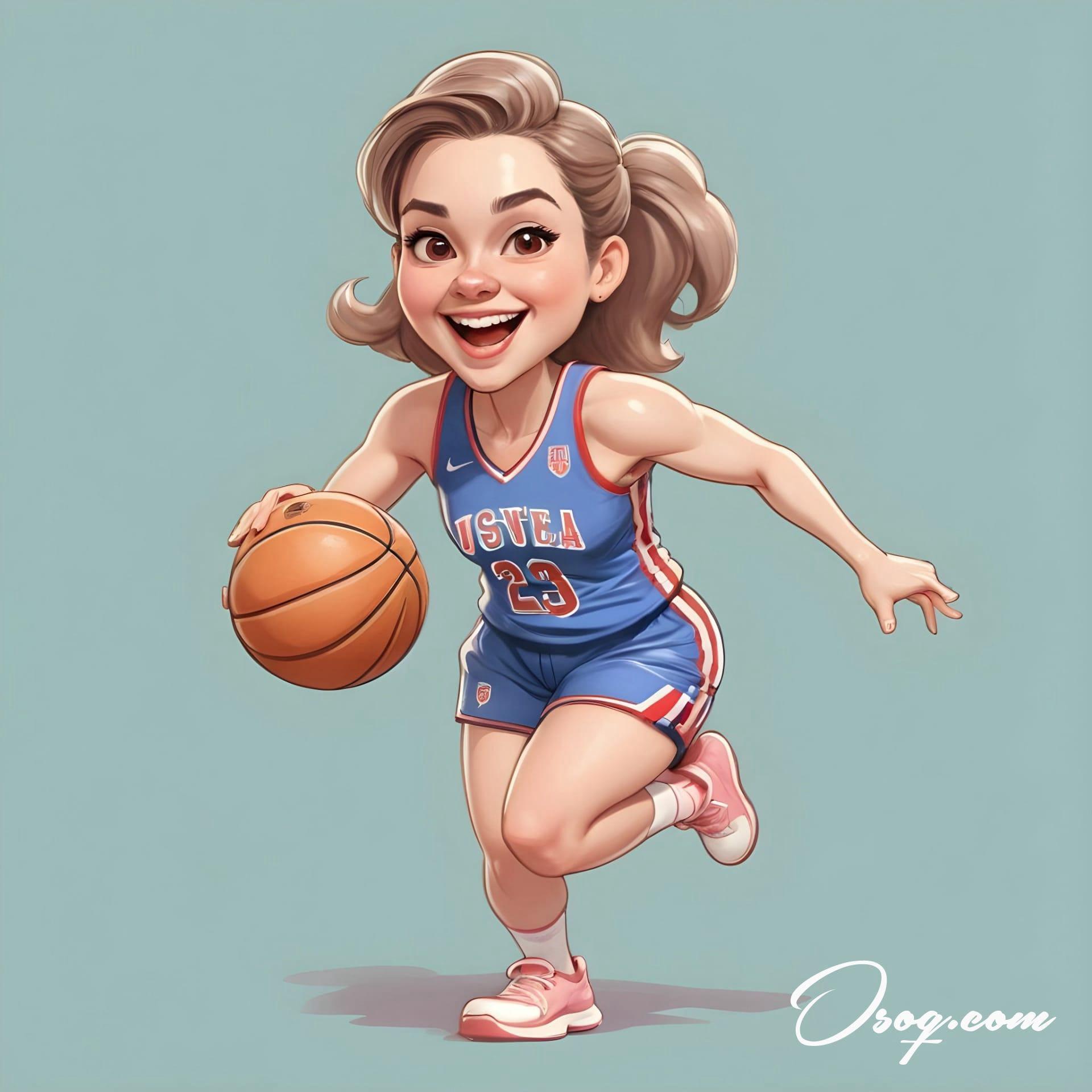 Basketball player caricature 20