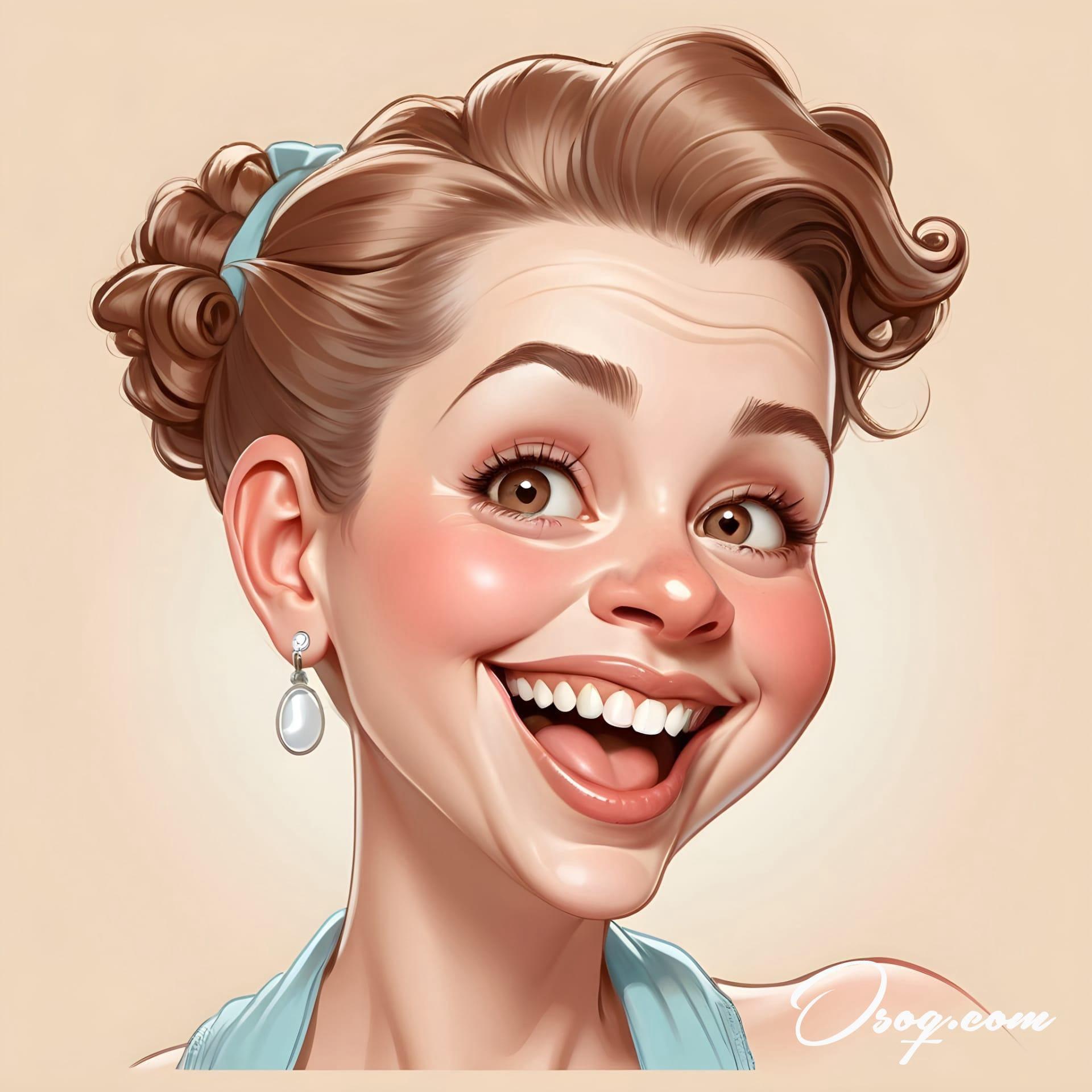 Beautician caricature 01