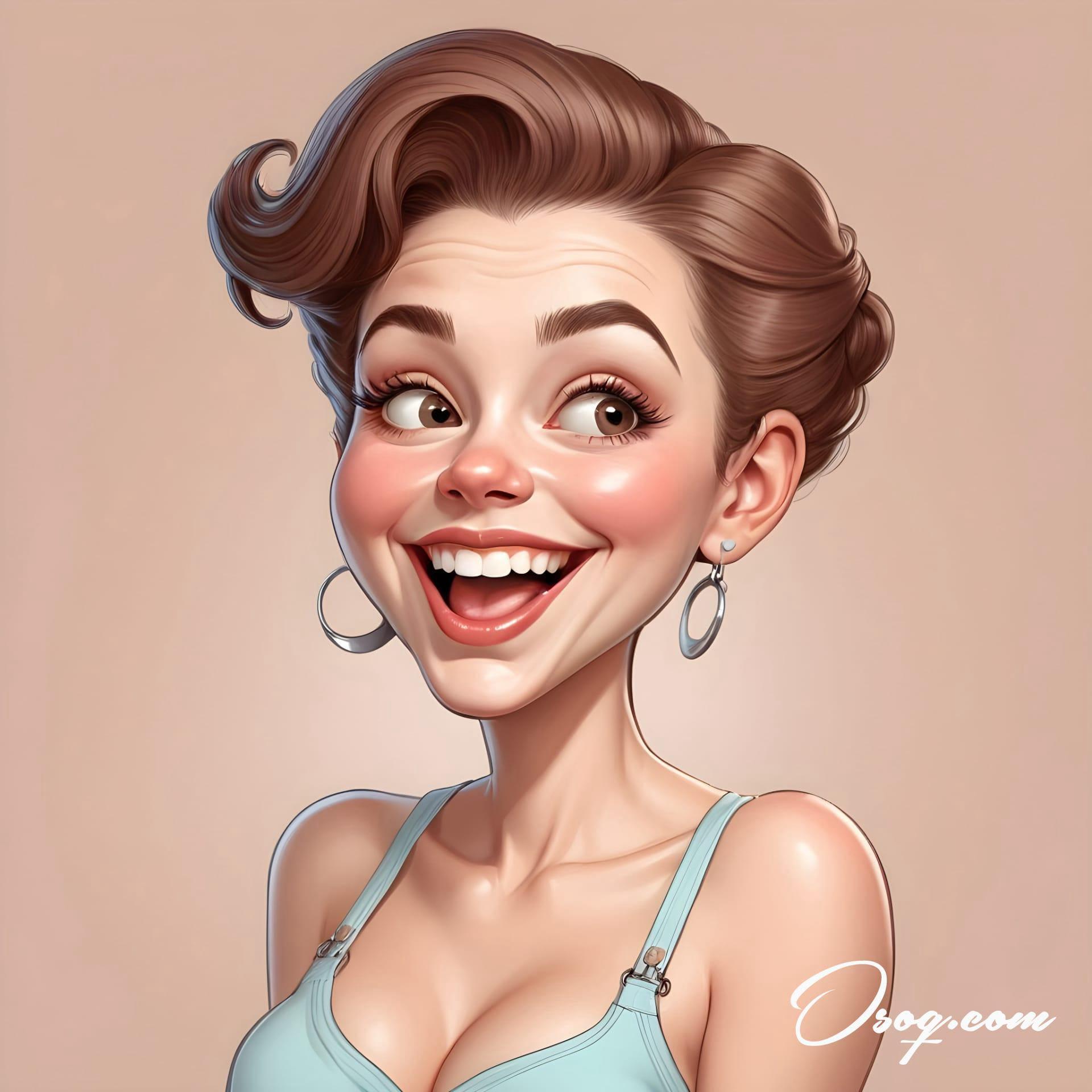 Beautician caricature 04