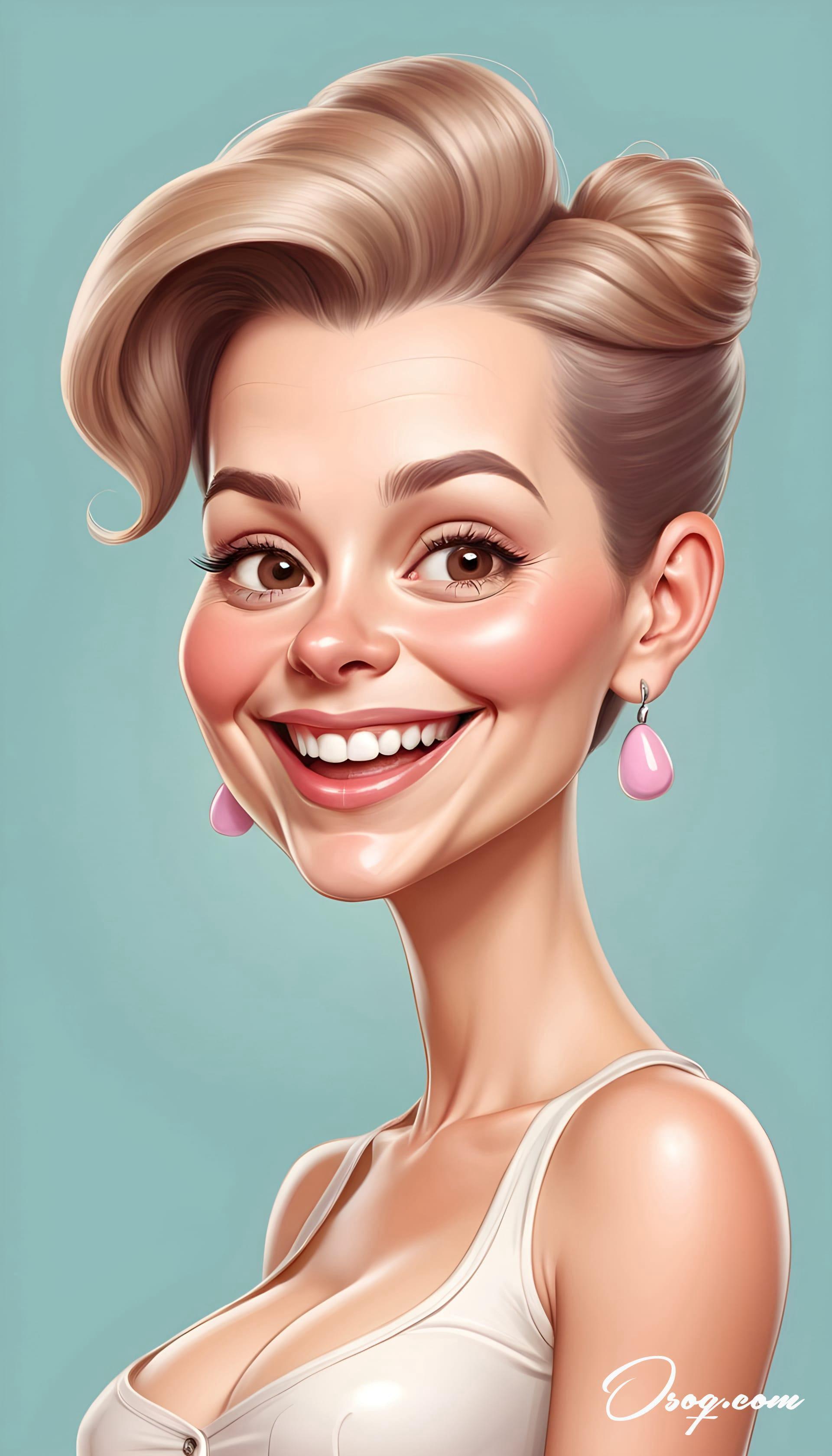 Beautician caricature 05