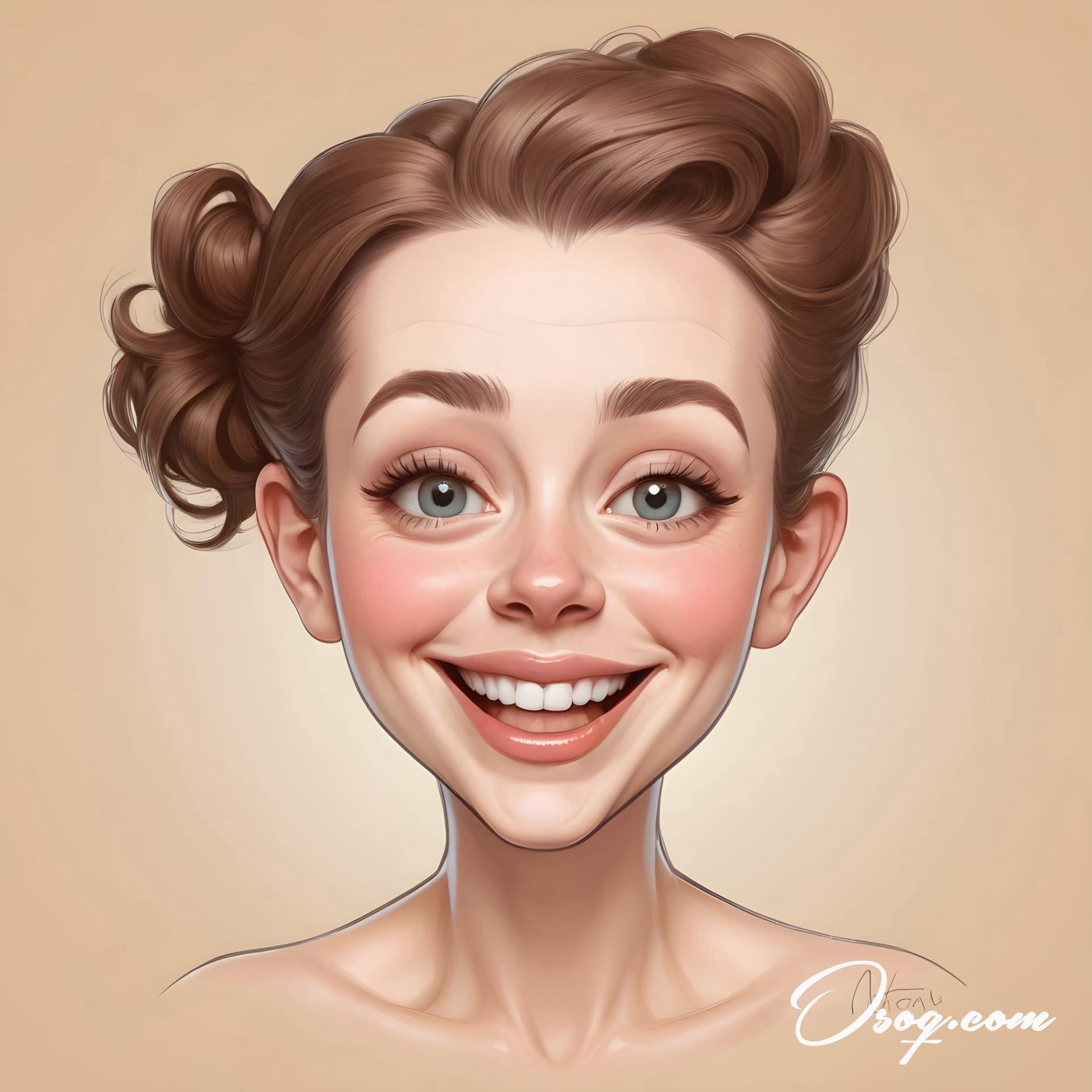 Beautician caricature 10