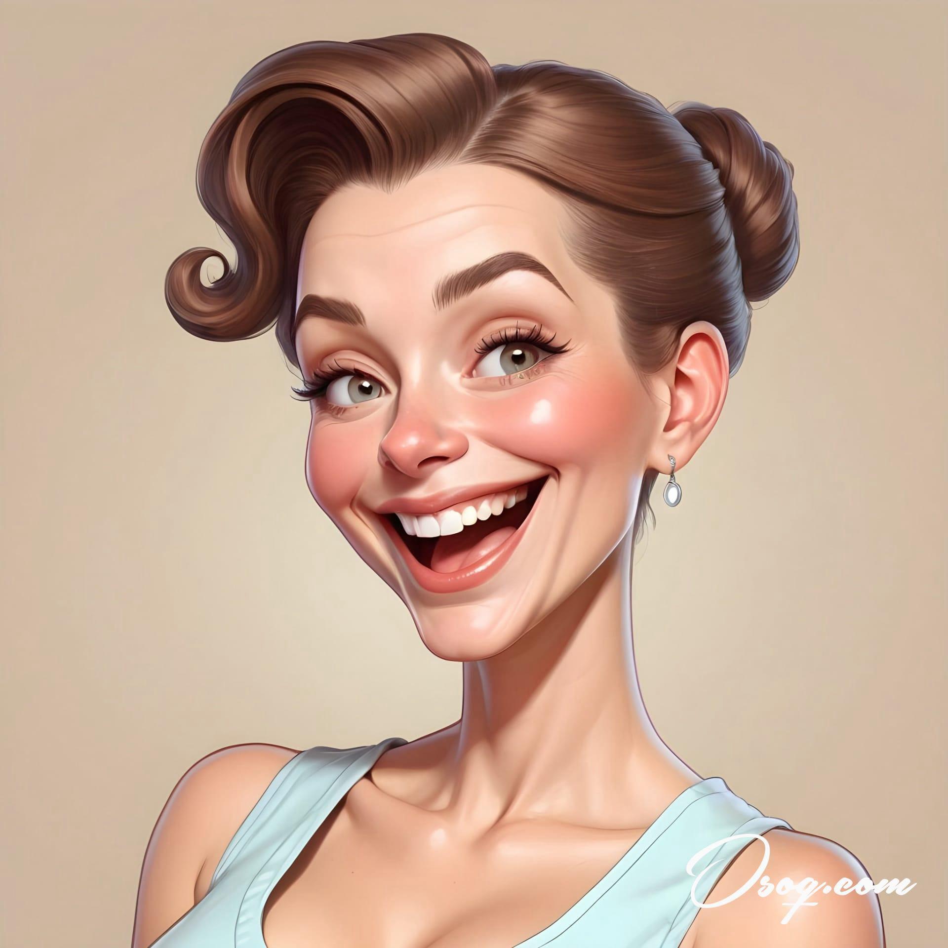 Beautician caricature 12