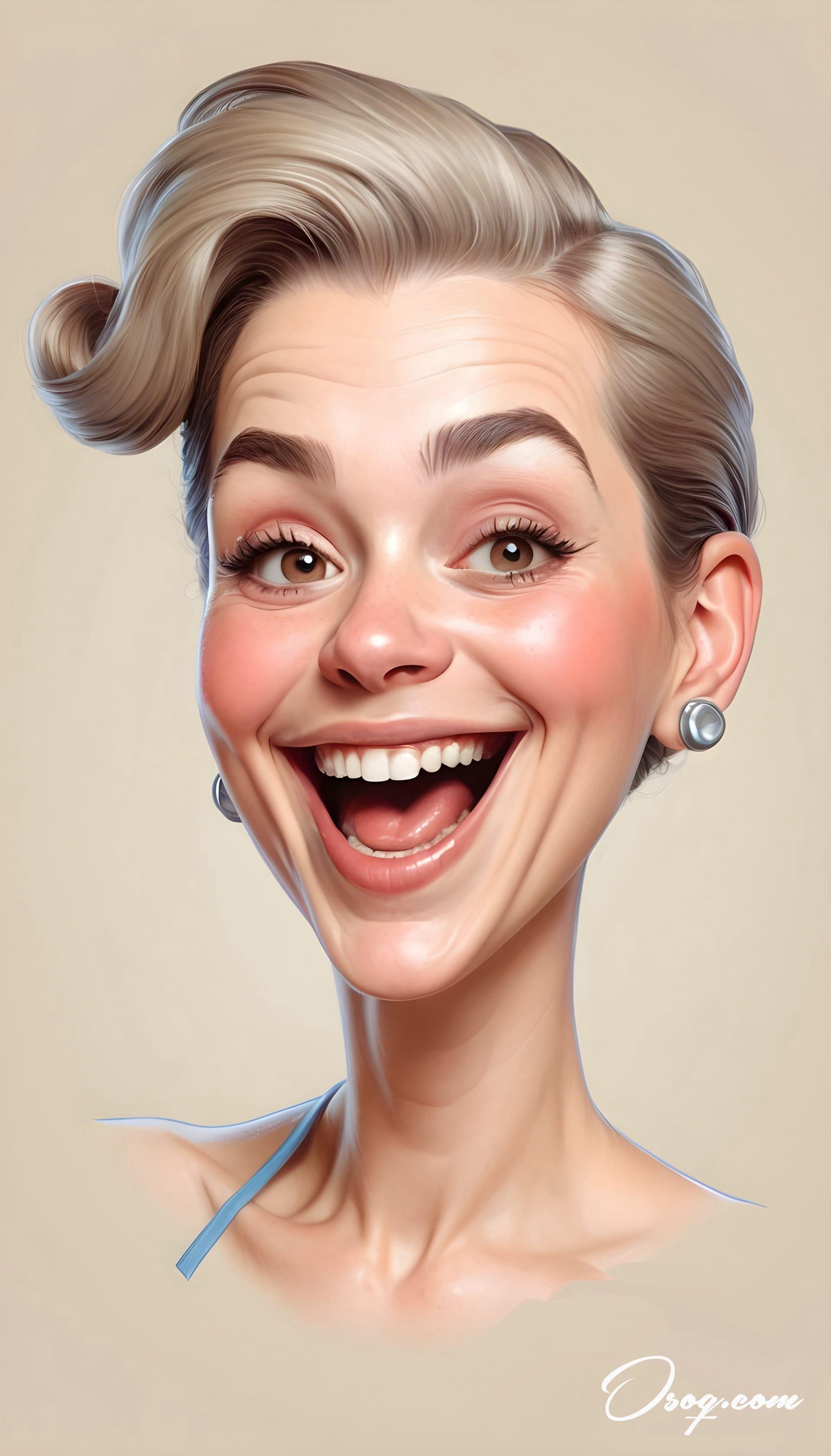 Beautician caricature 15