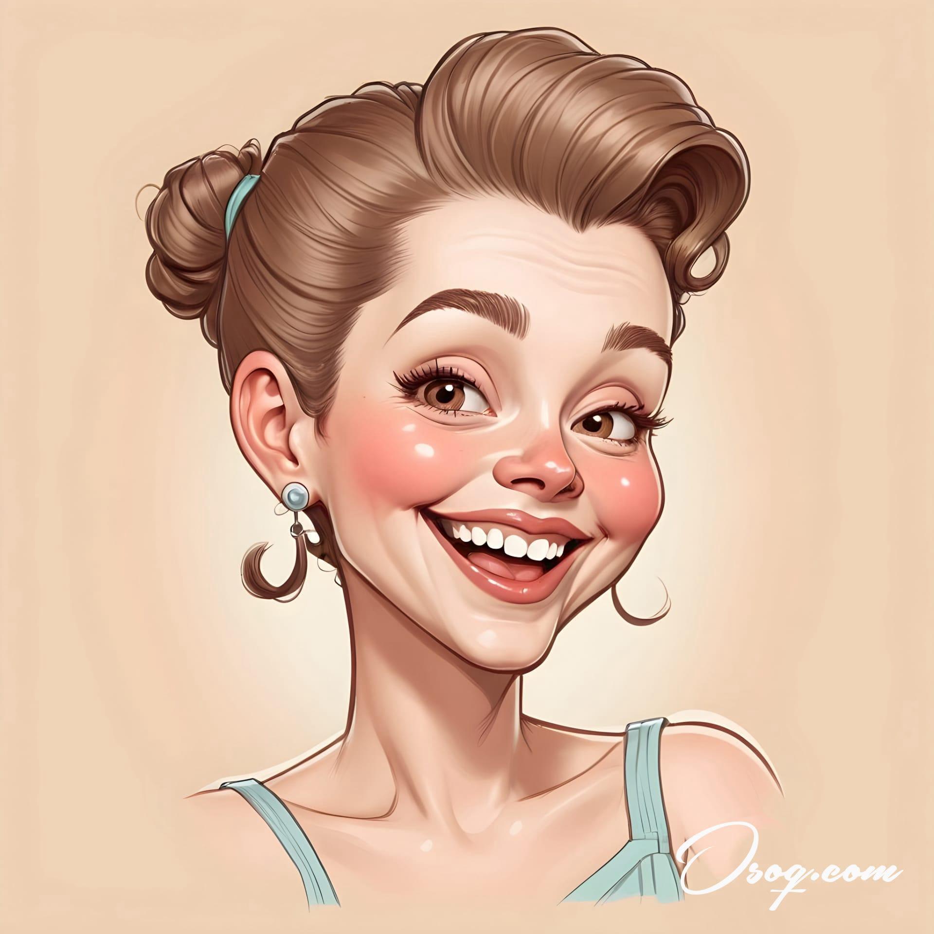 Beautician caricature 20