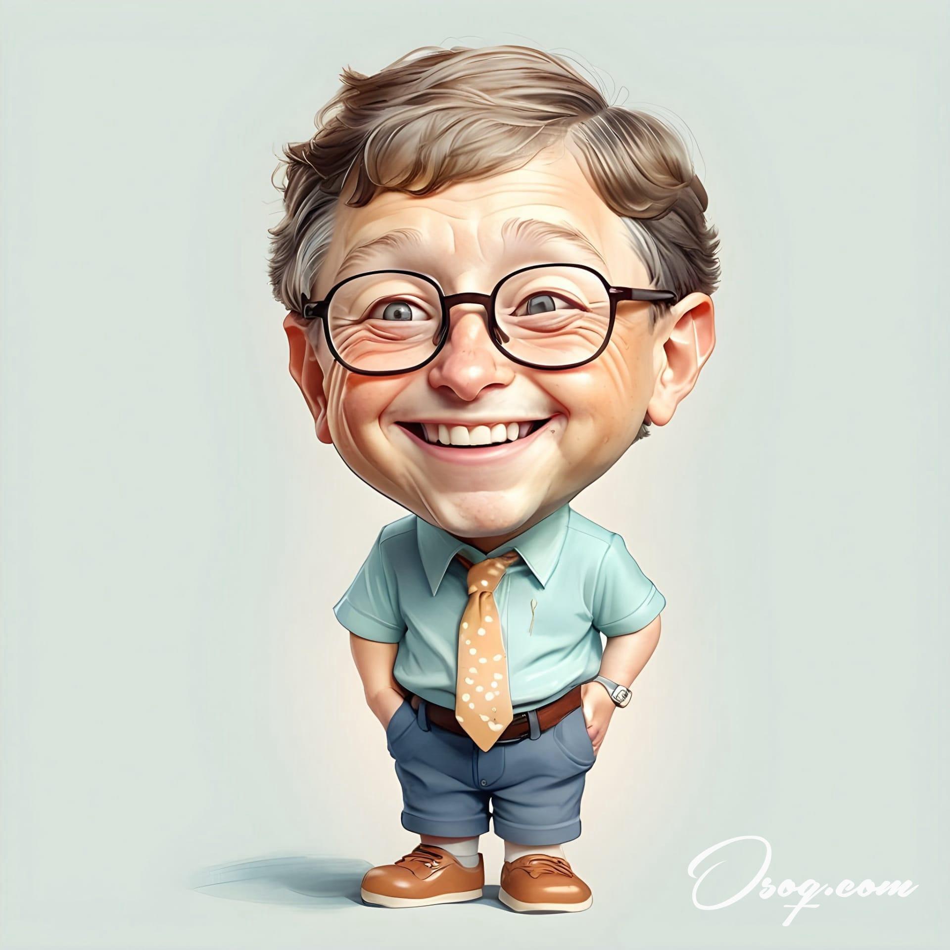 Bill gates caricature 03