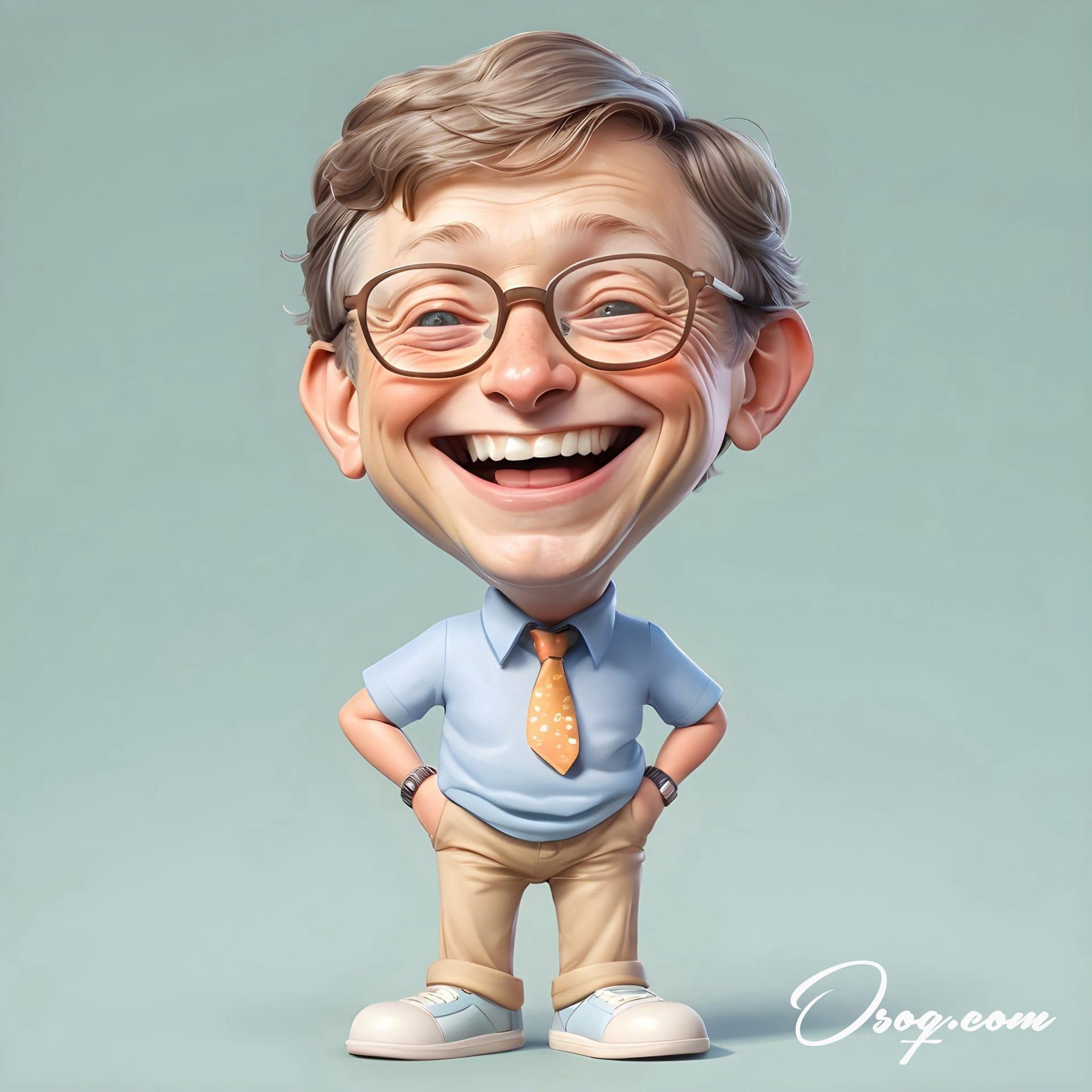 Bill gates caricature 04