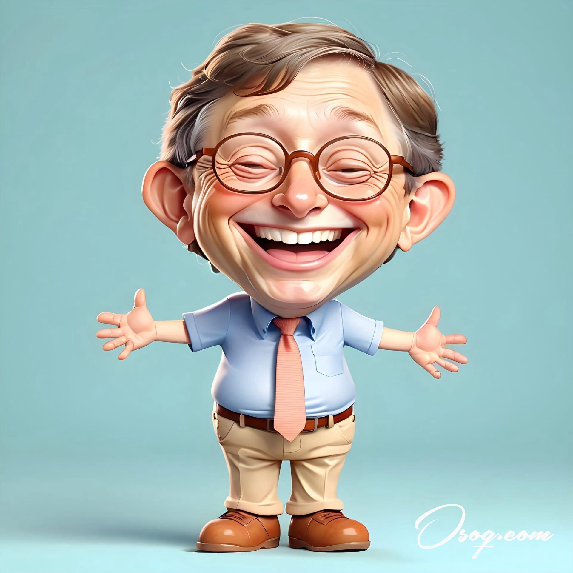 Bill gates caricature 05