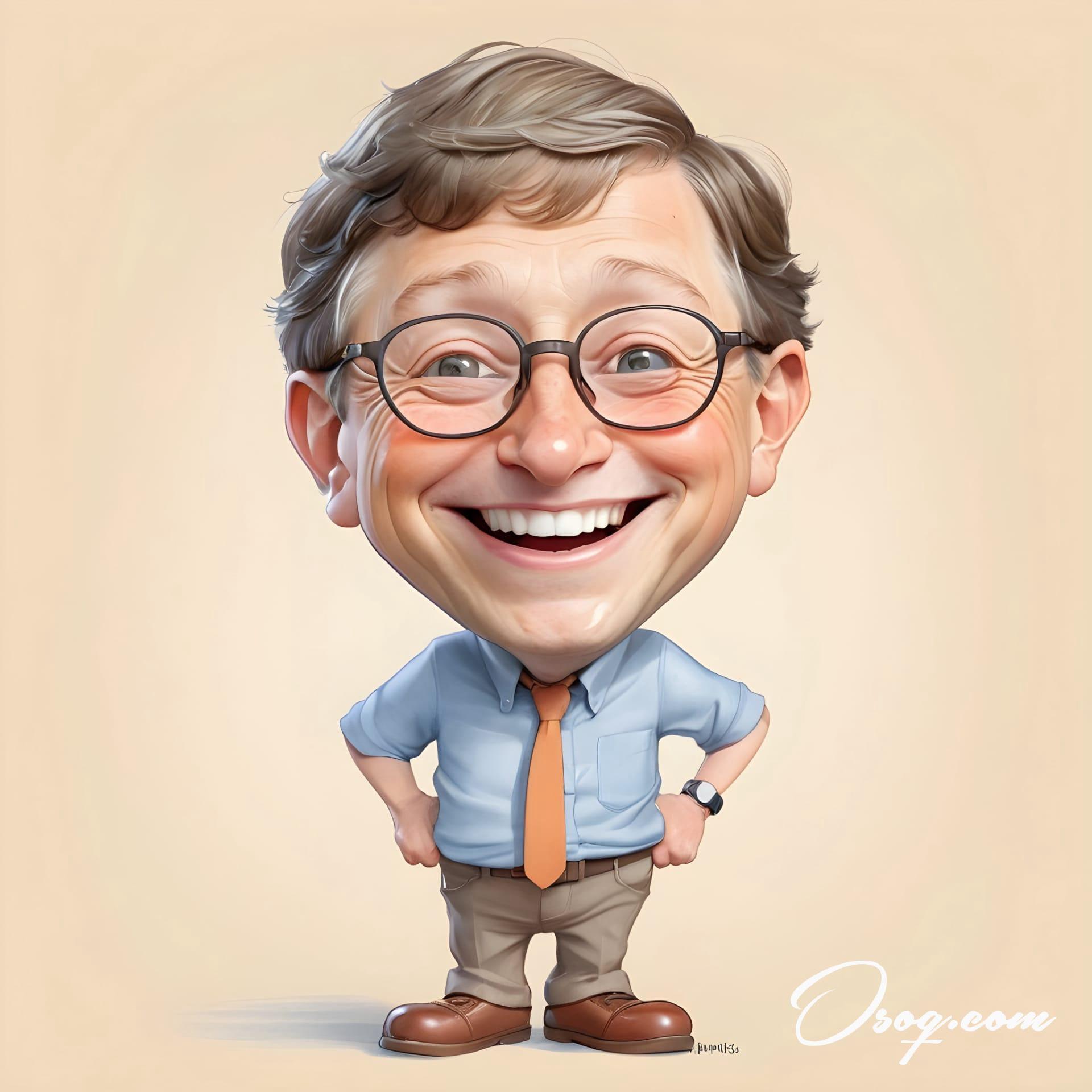 Bill gates caricature 06