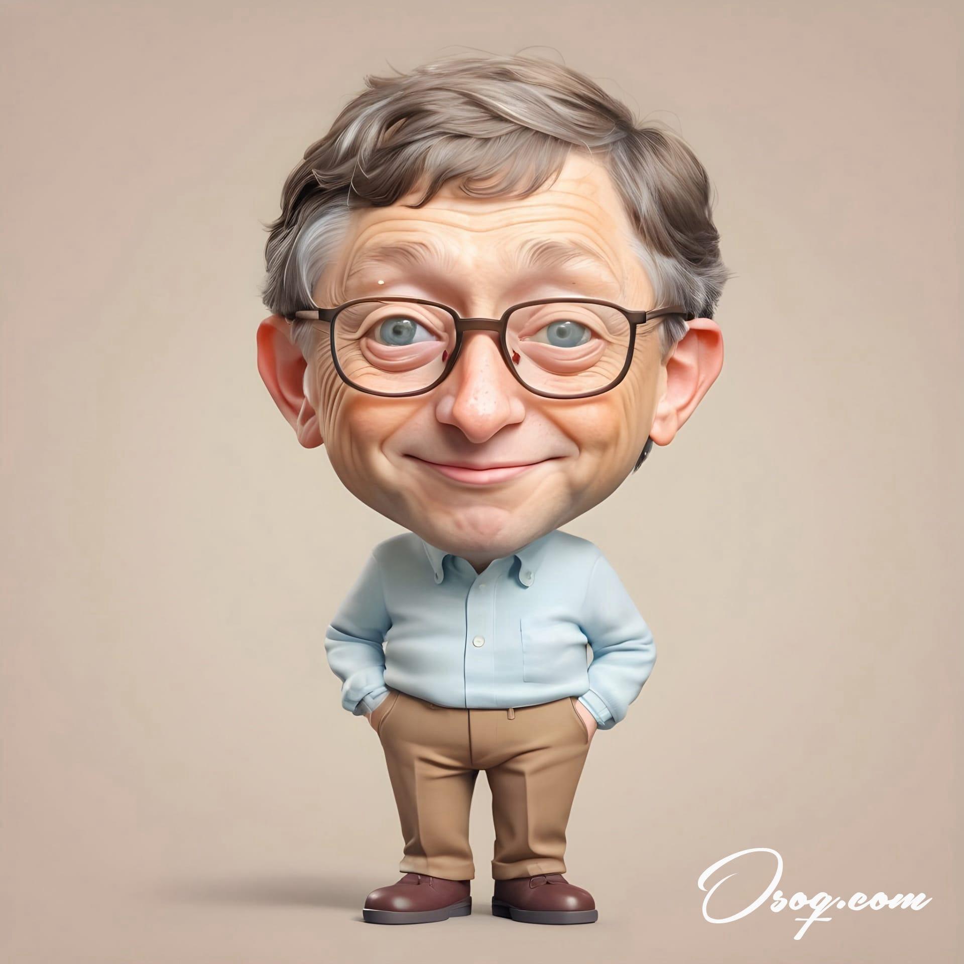 Bill gates caricature 07