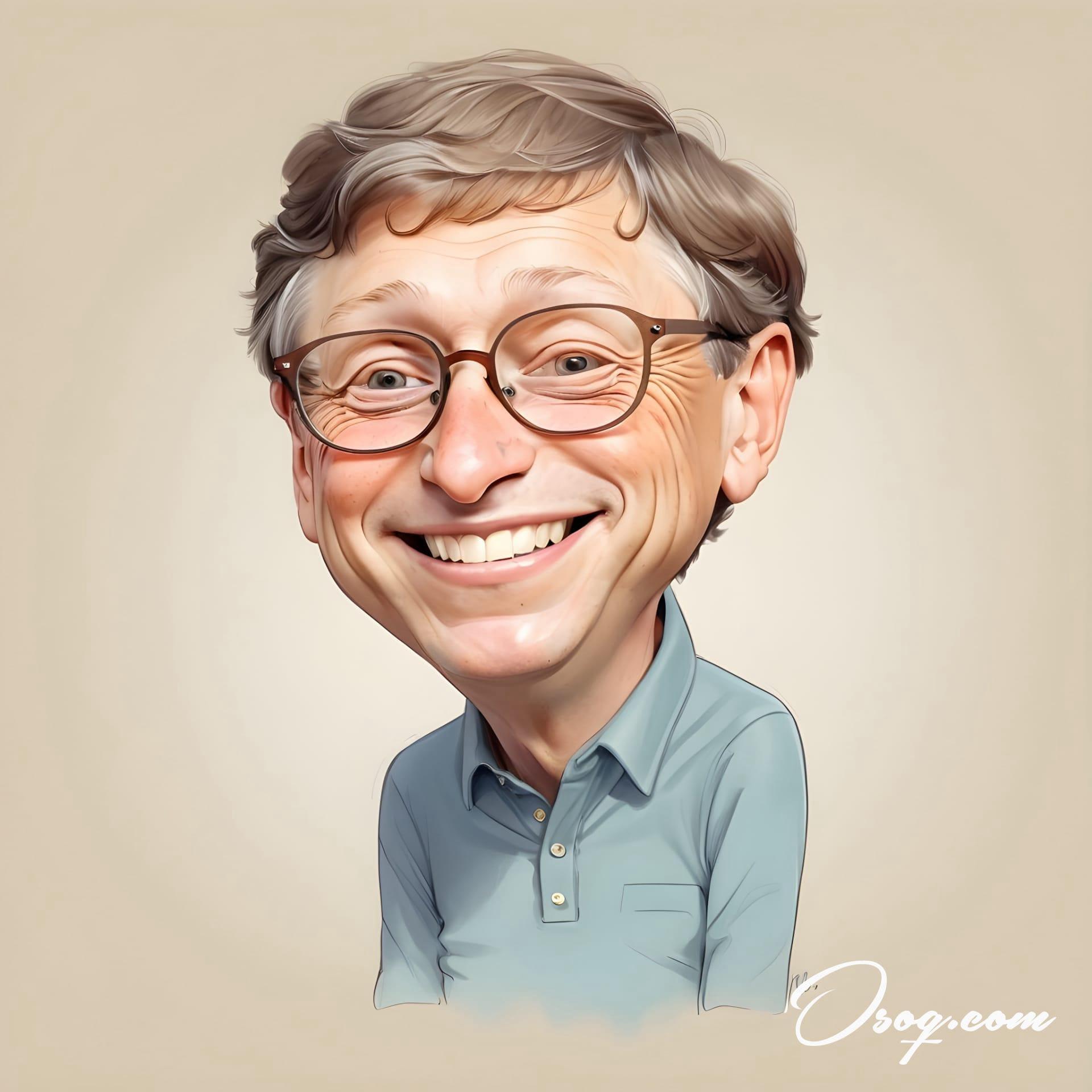 Bill gates caricature 10