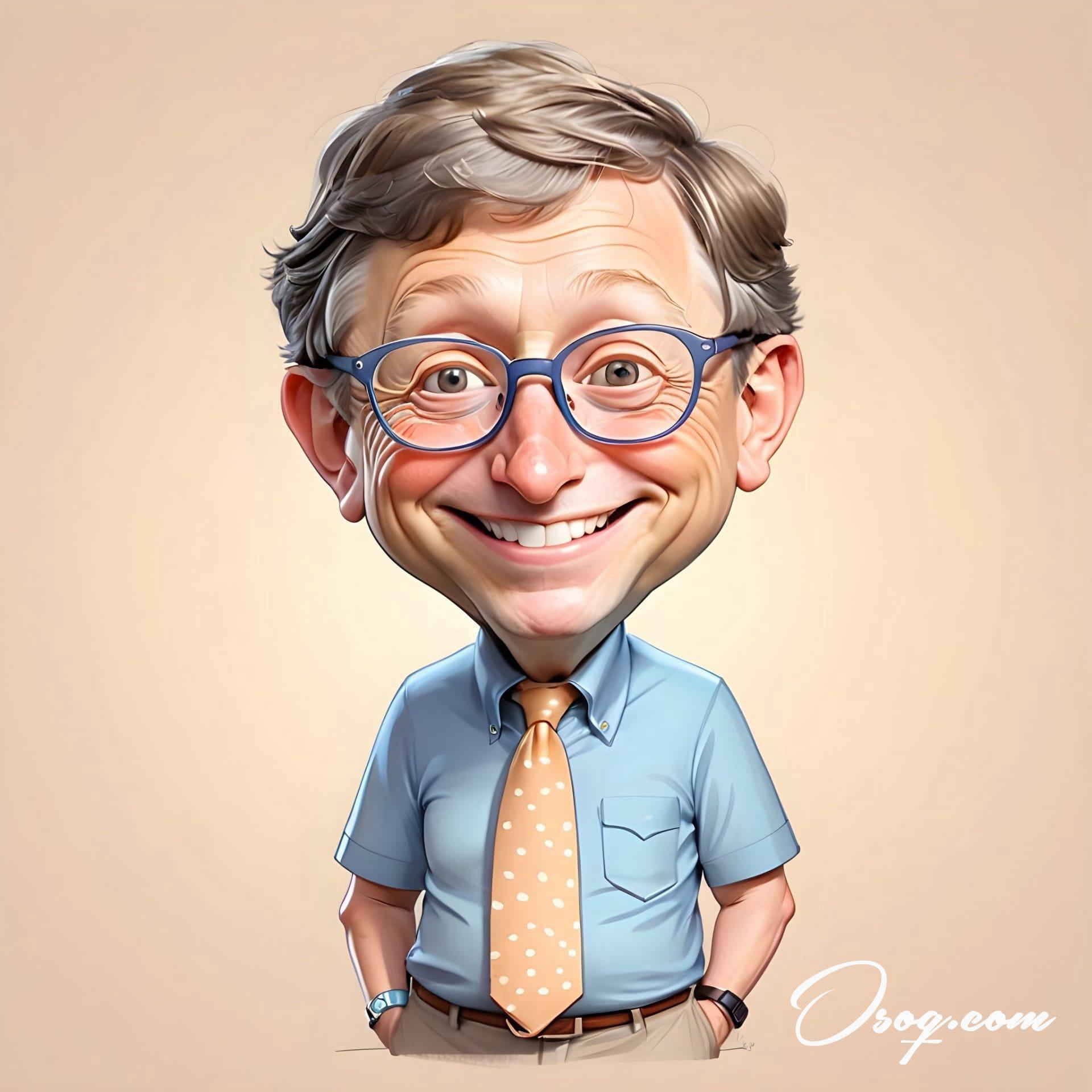 Bill gates caricature 11