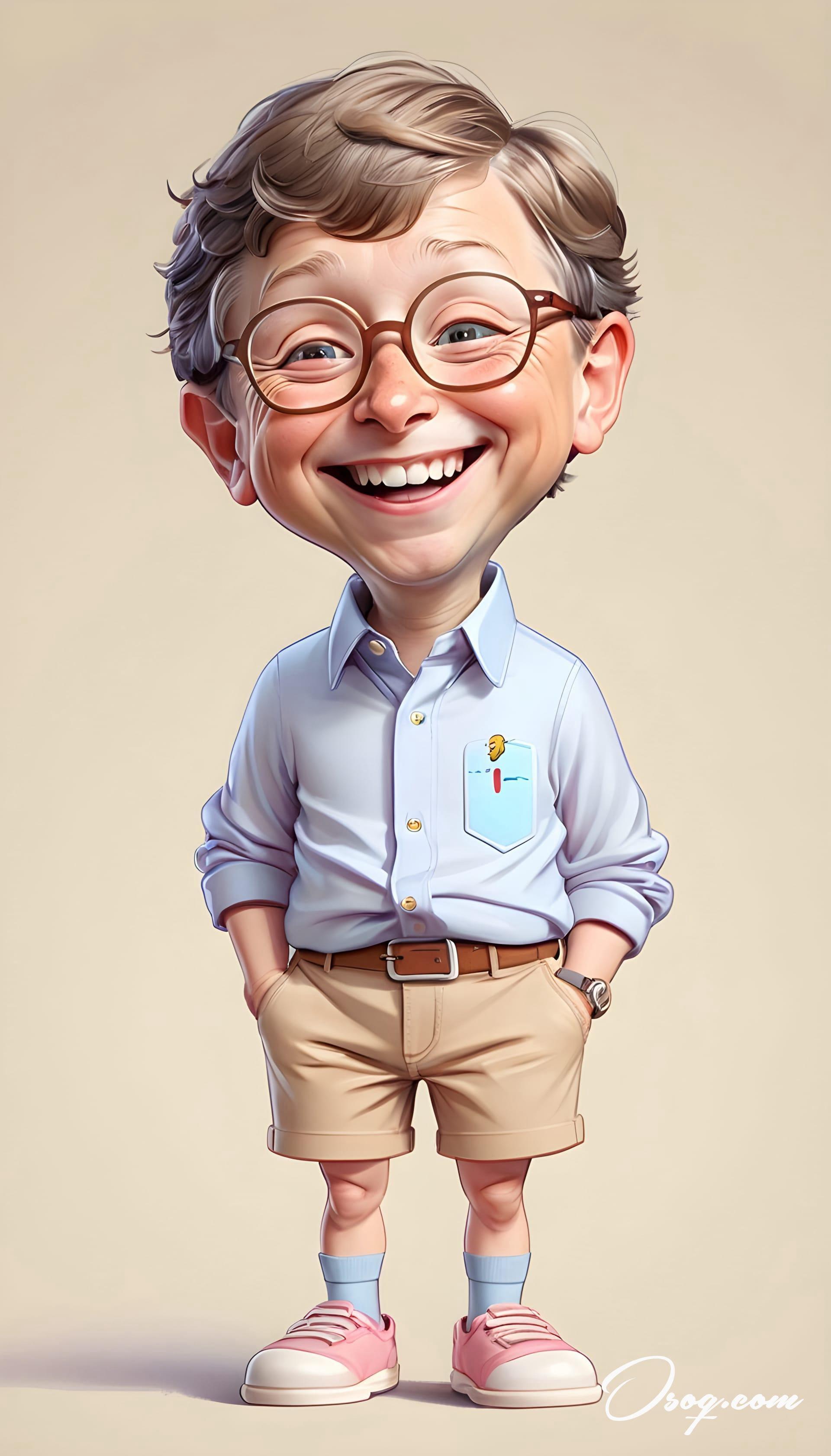 Bill gates caricature 14