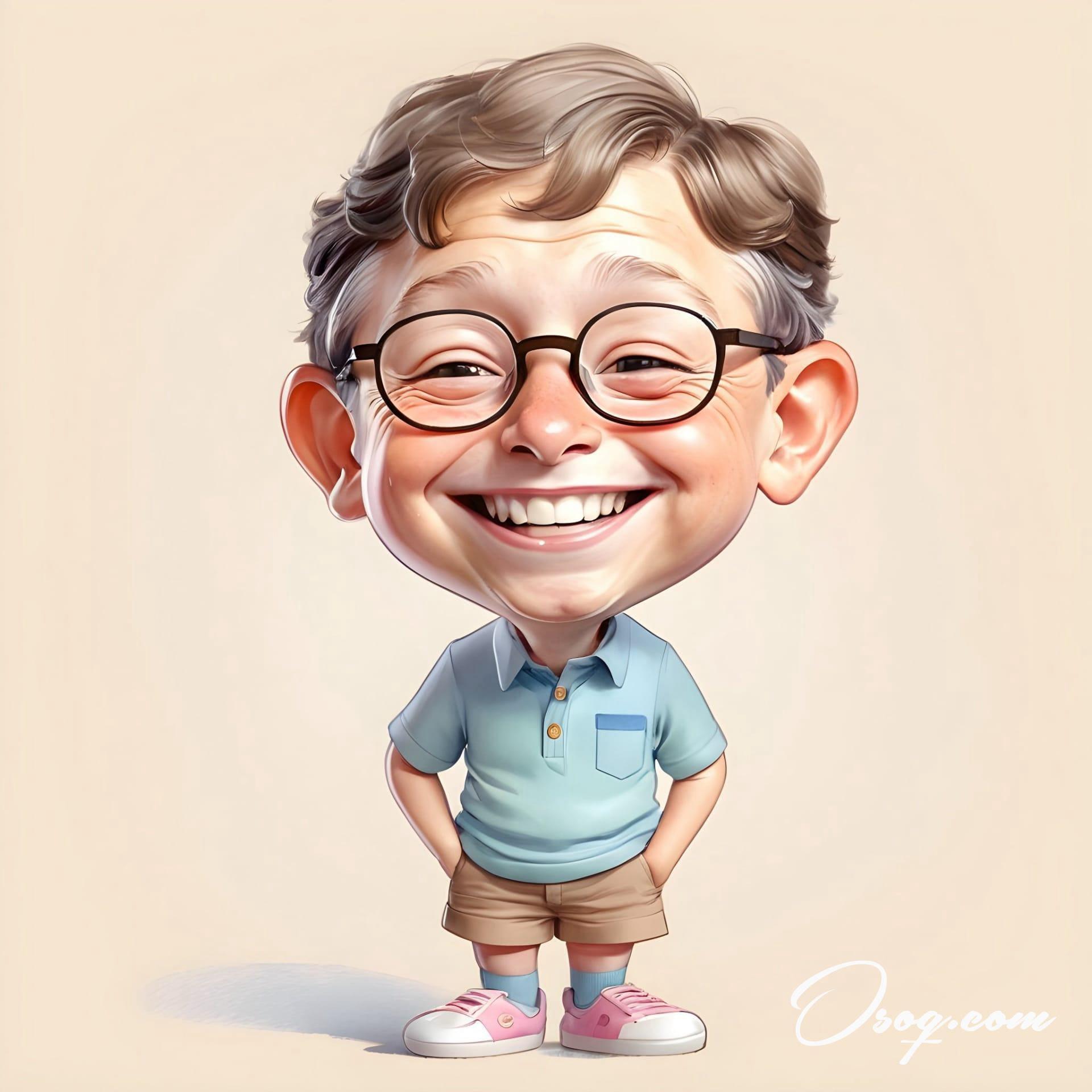 Bill gates caricature 15