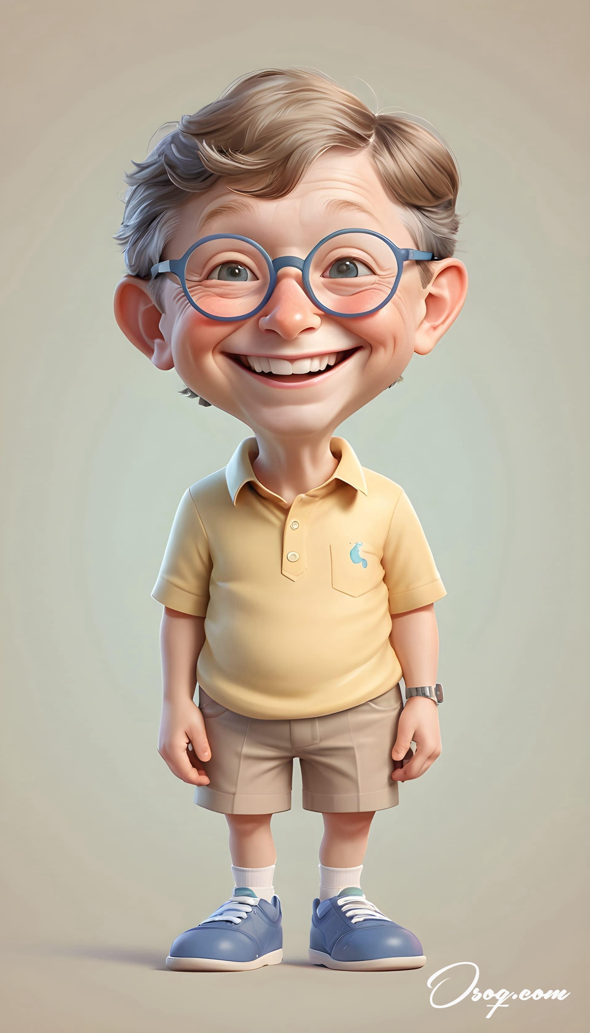 Bill gates caricature 16