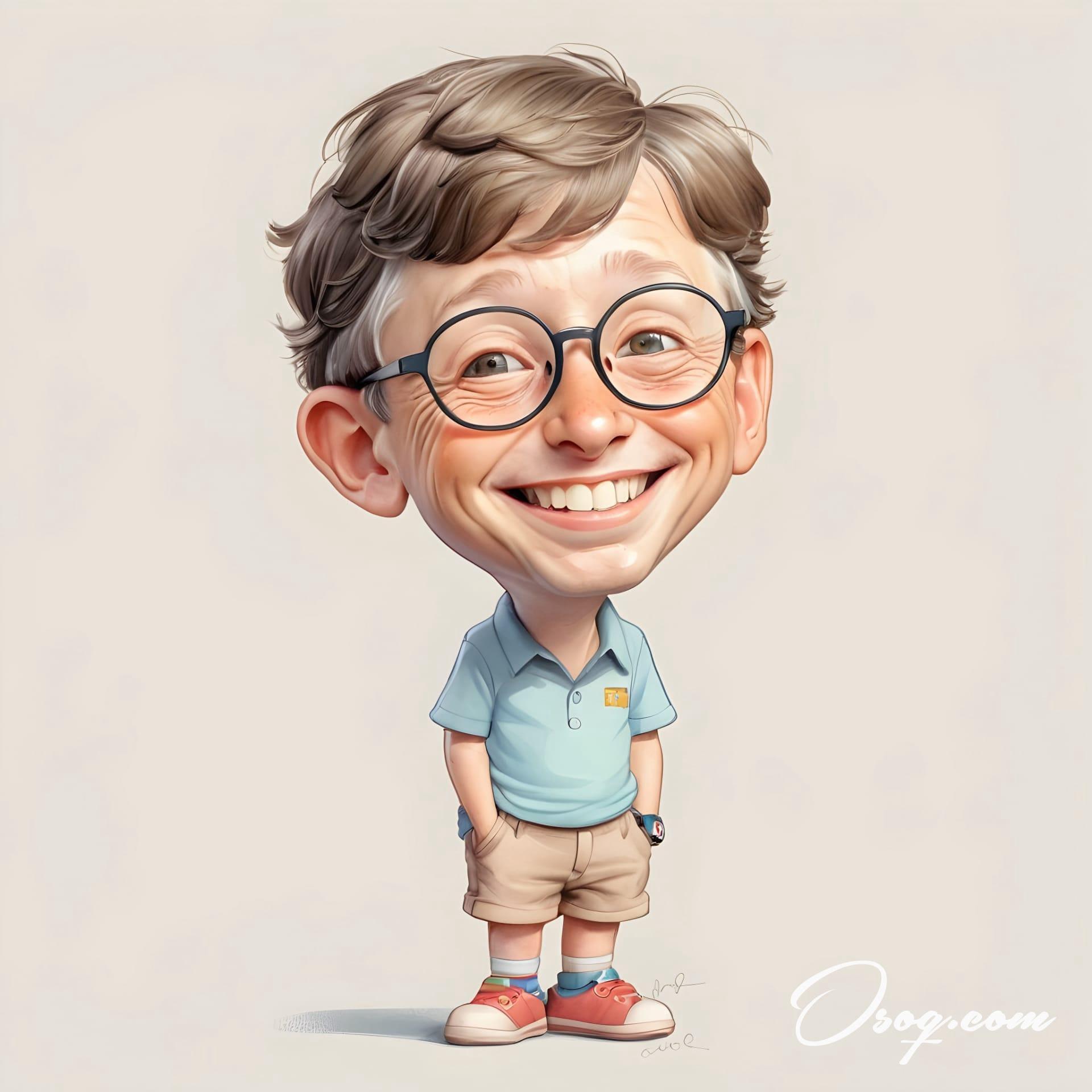 Bill gates caricature 17