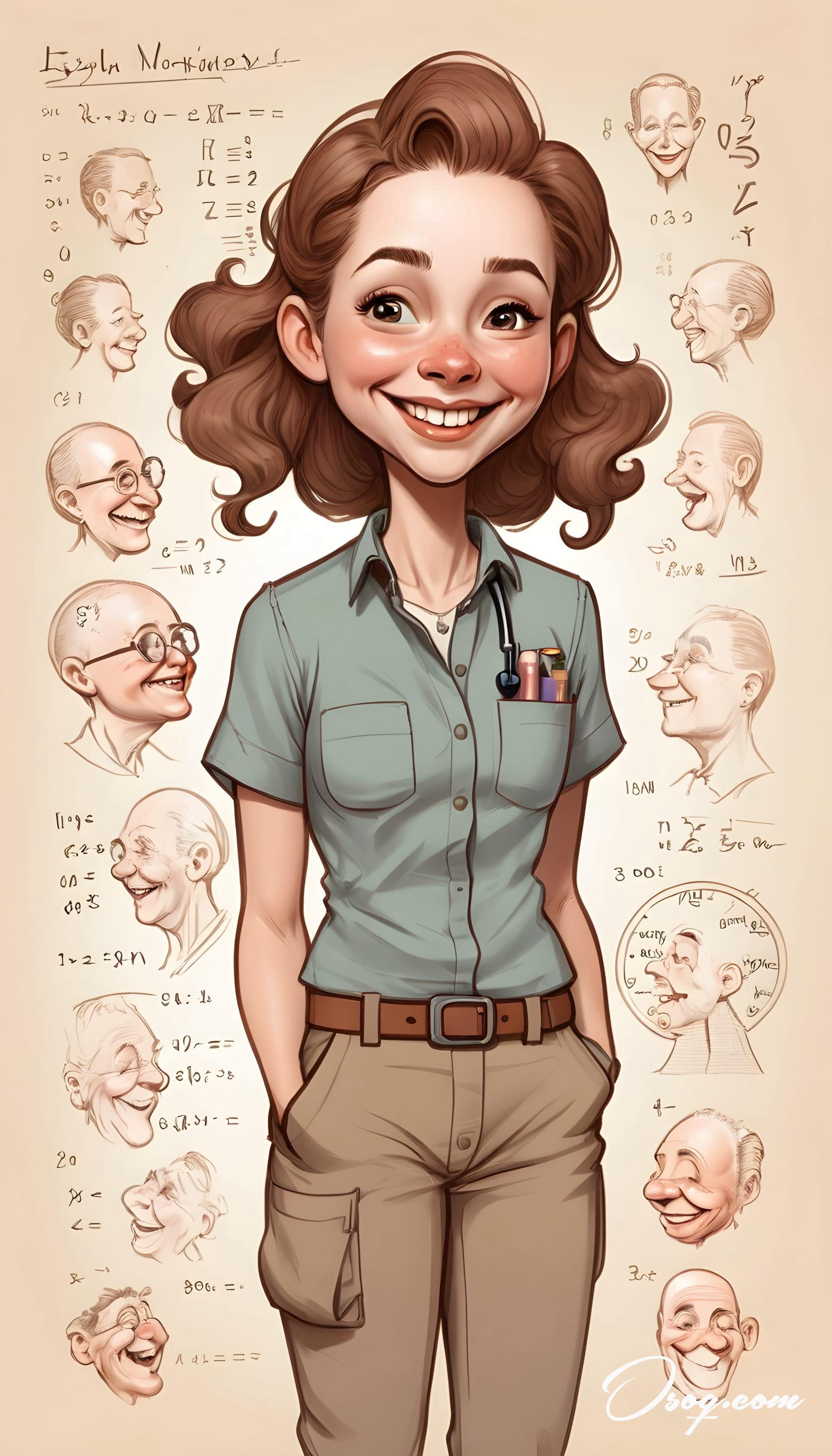 Biologist caricature 01