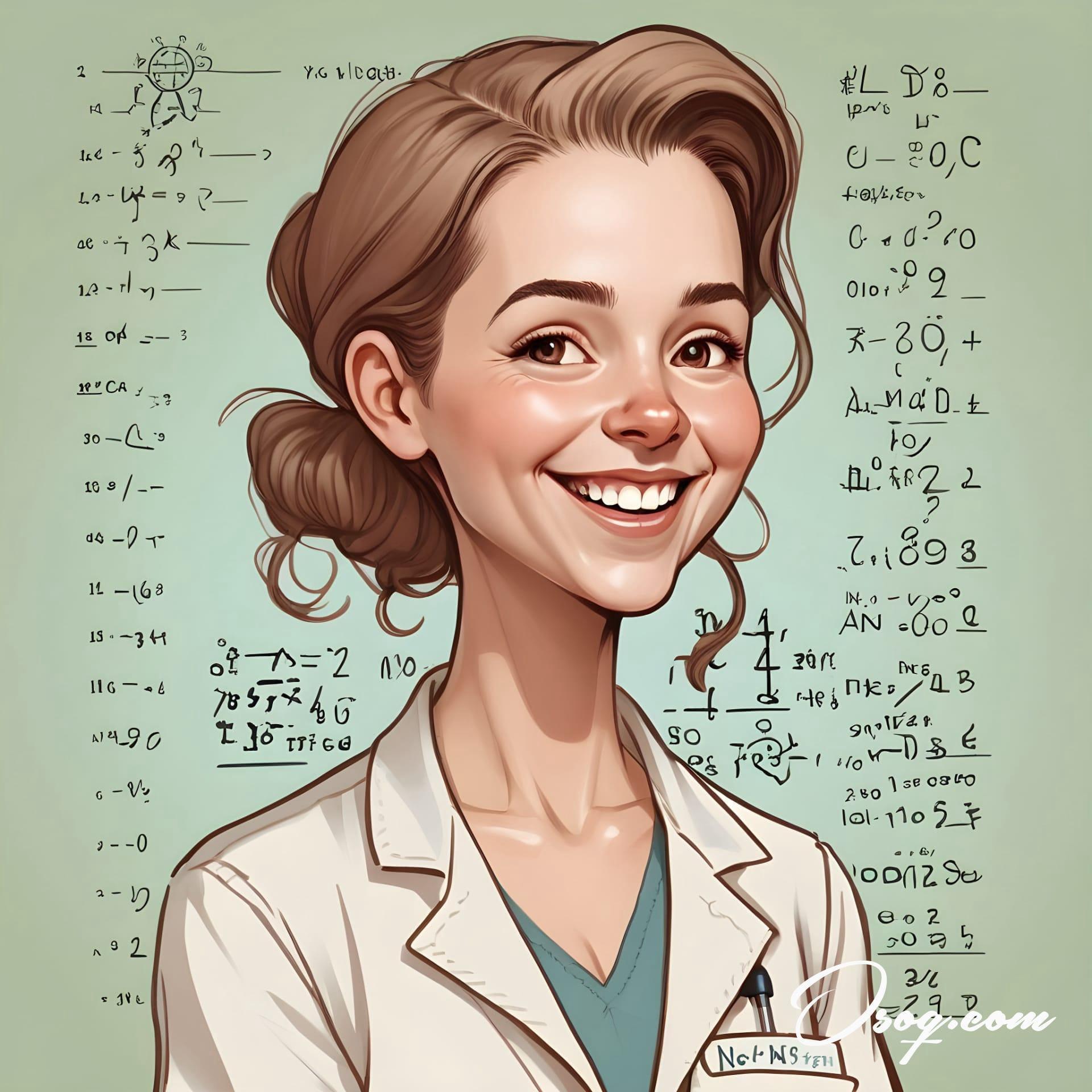 Biologist caricature 04