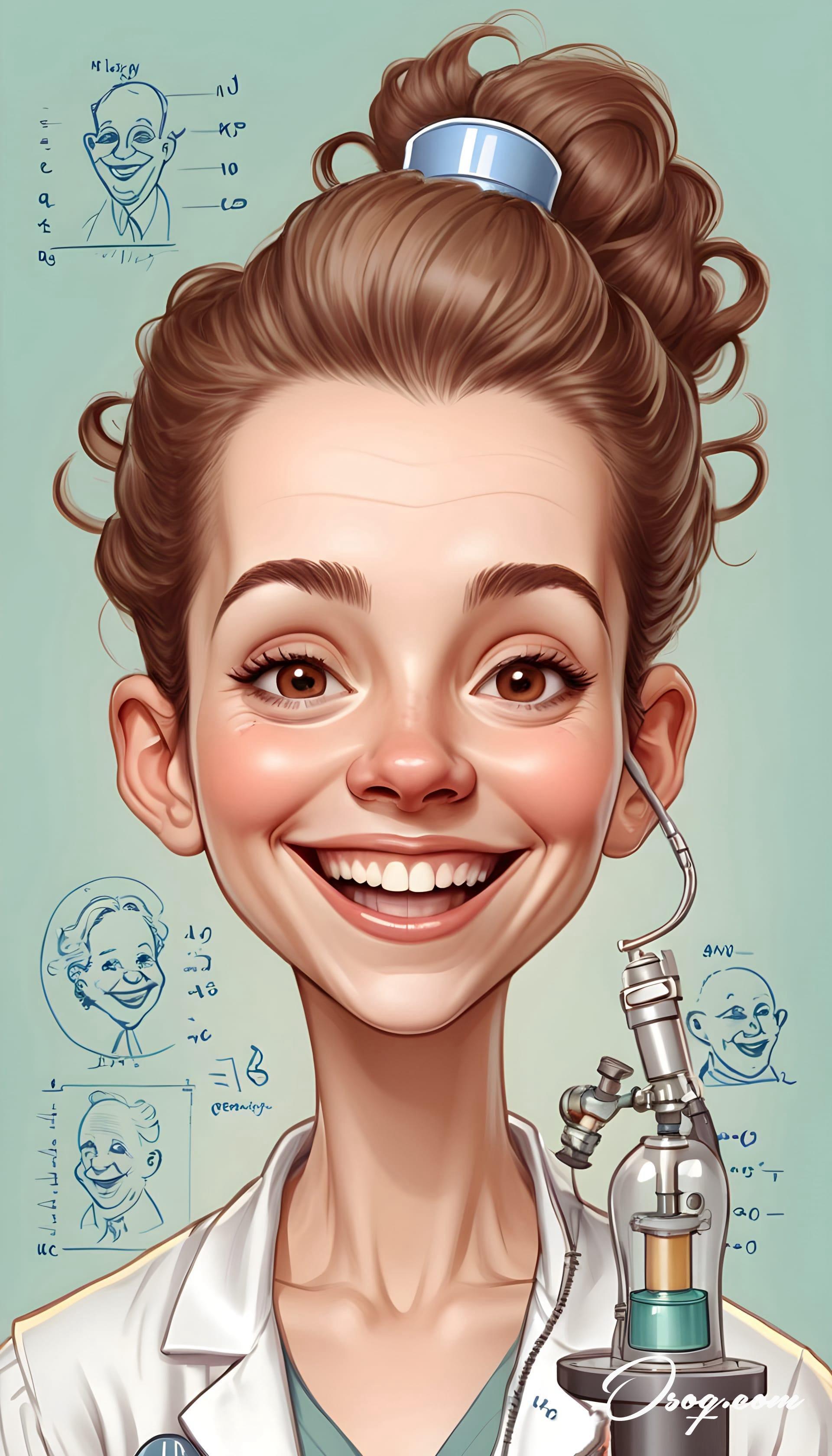 Biologist caricature 05