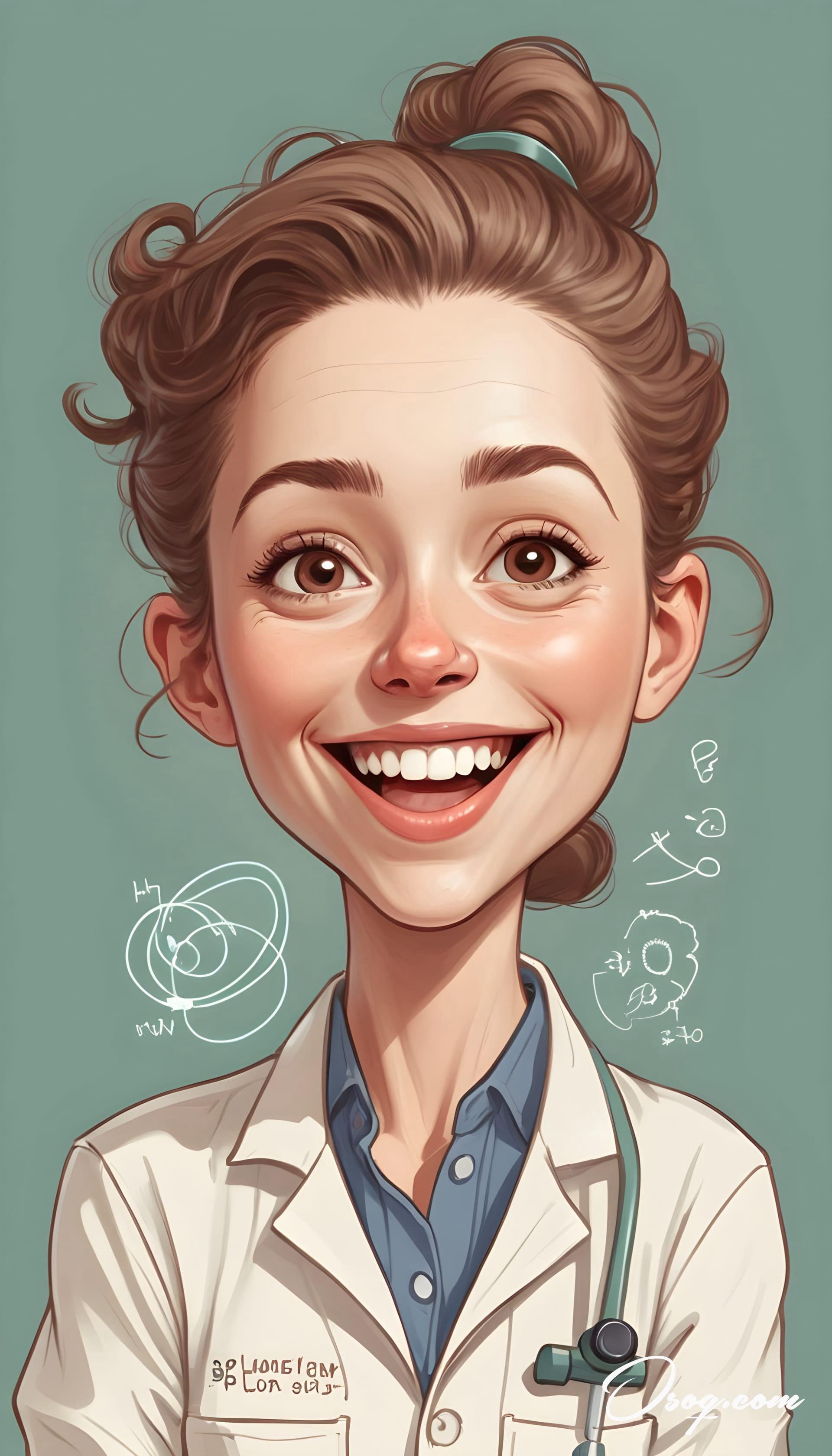 Biologist caricature 10