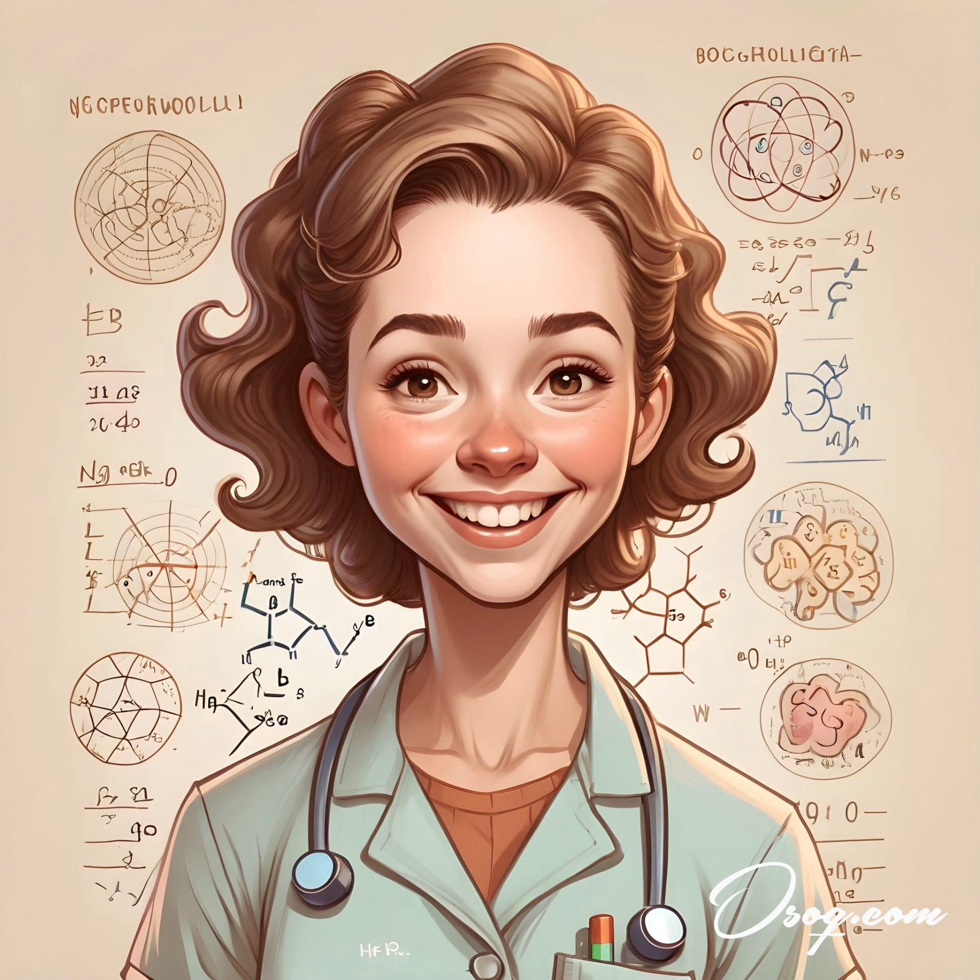 Biologist caricature 12