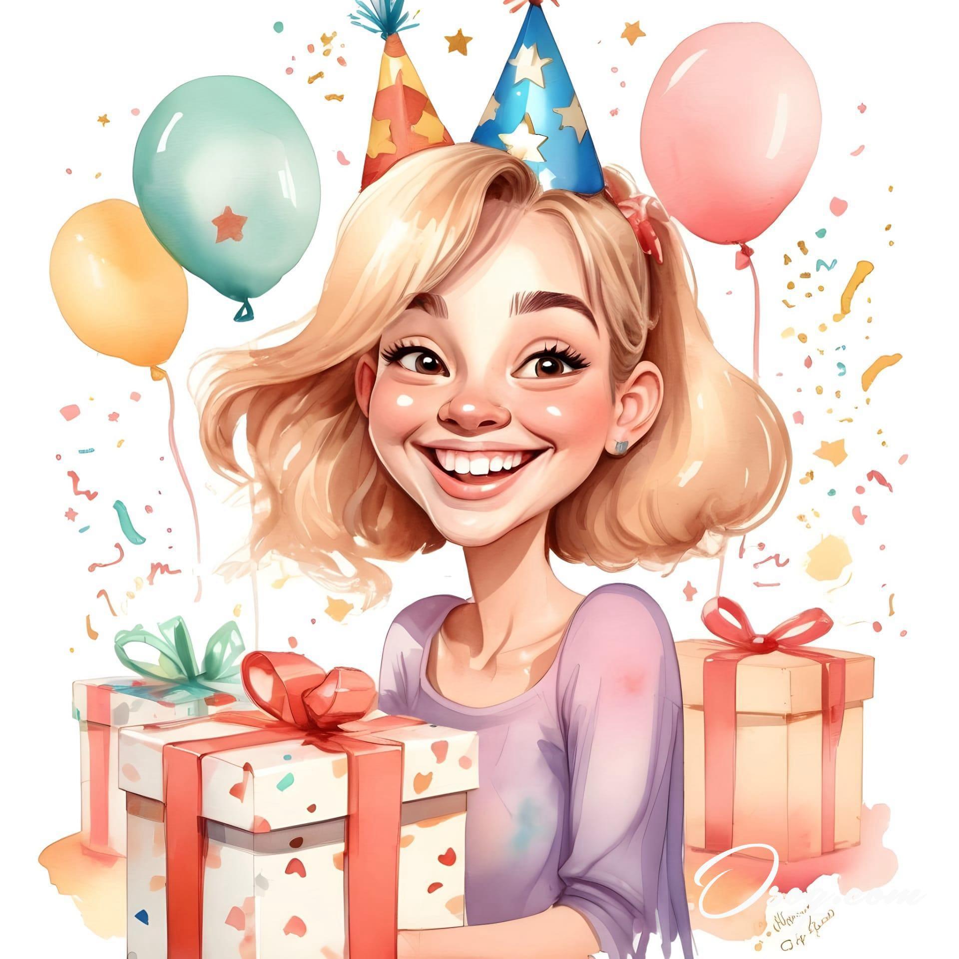 Birthday caricature 03