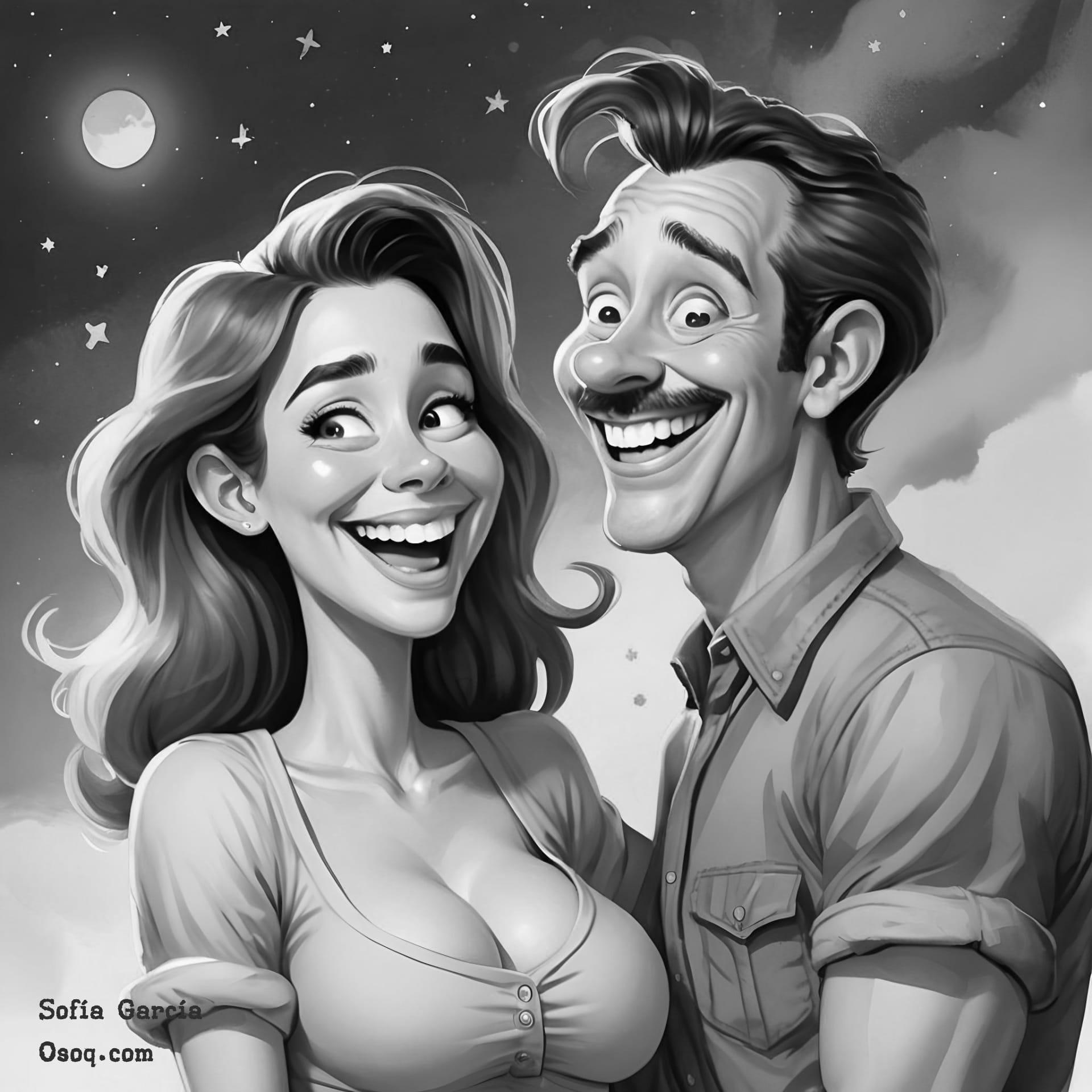 Black white funniest caricatures 01