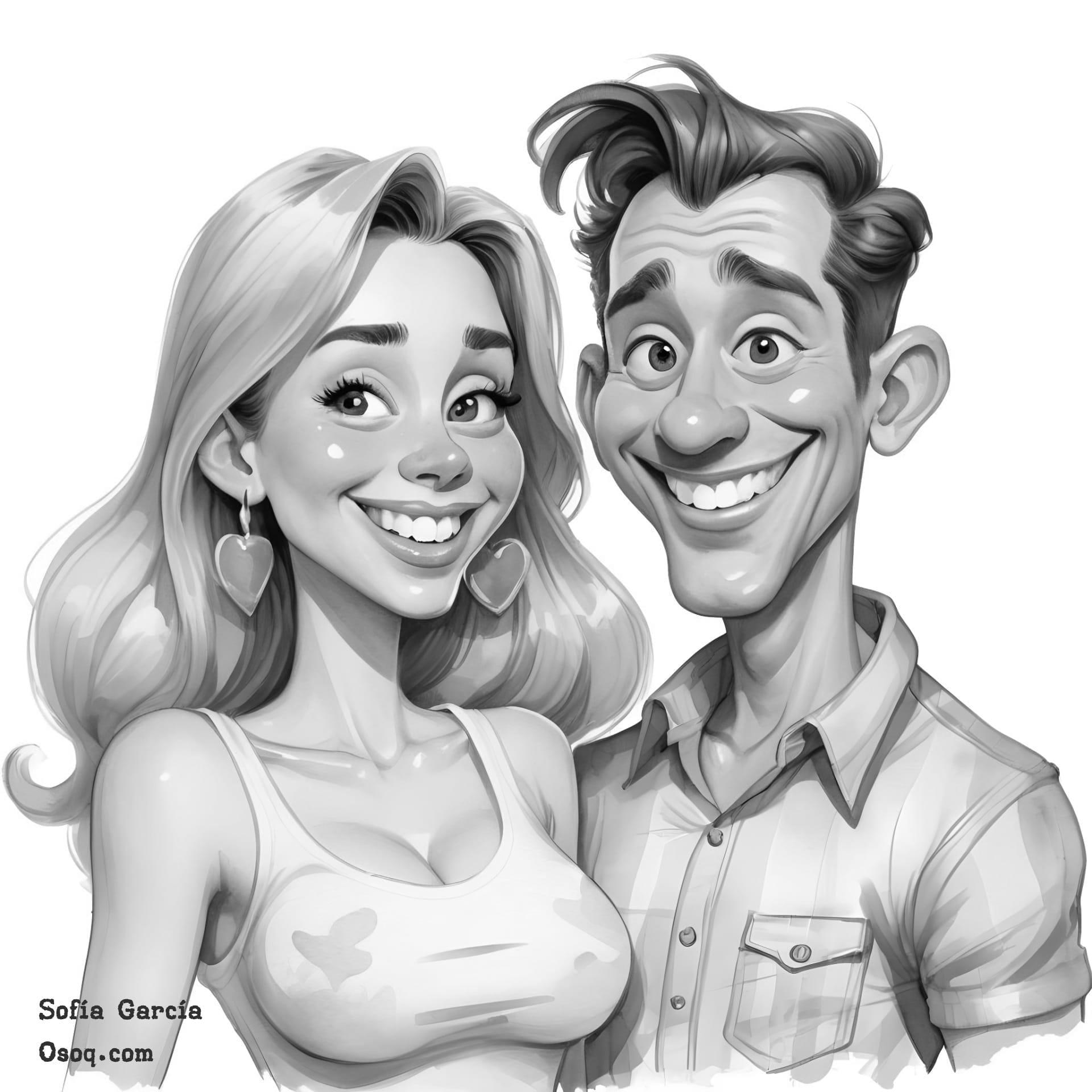 Black white funniest caricatures 02