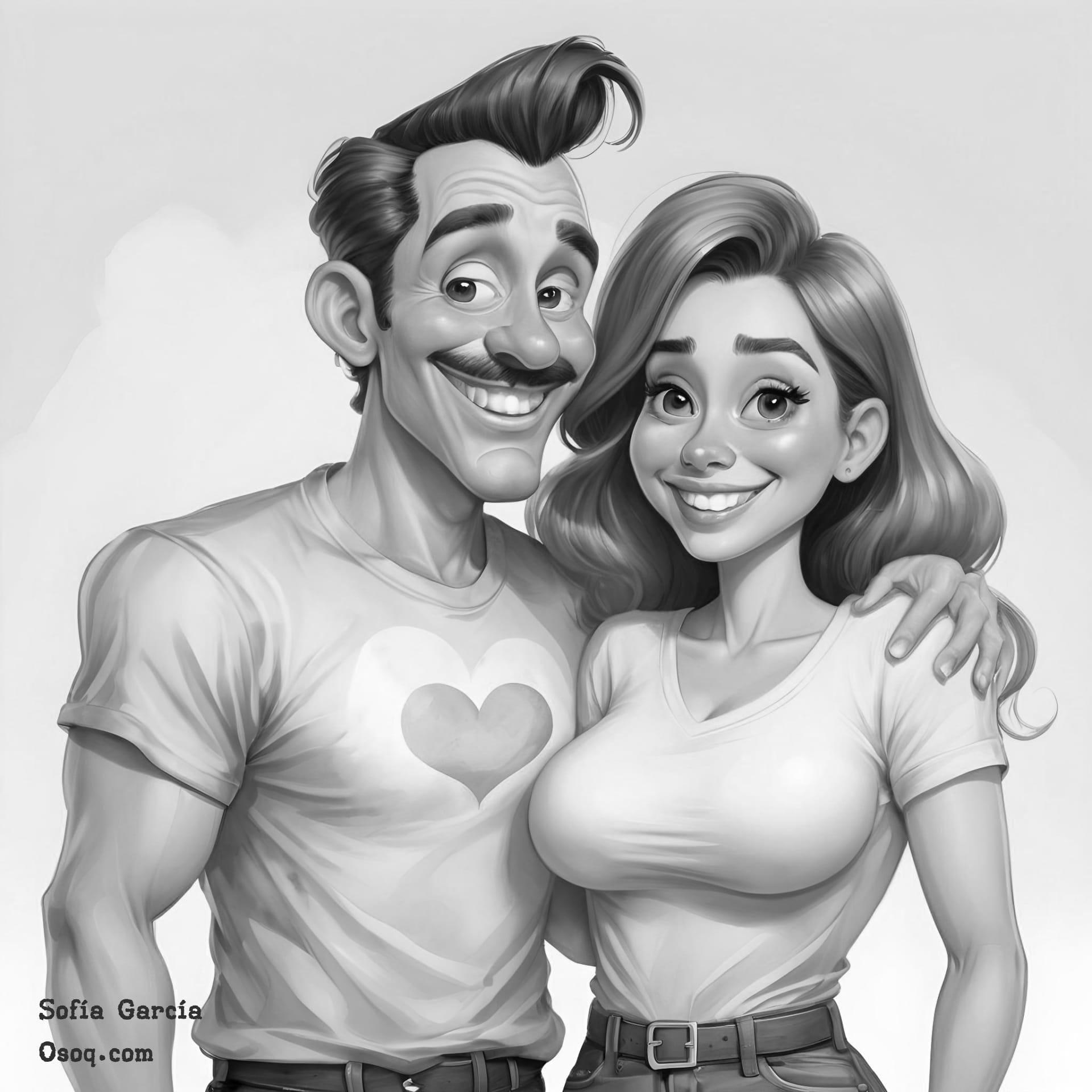 Black white funniest caricatures 03