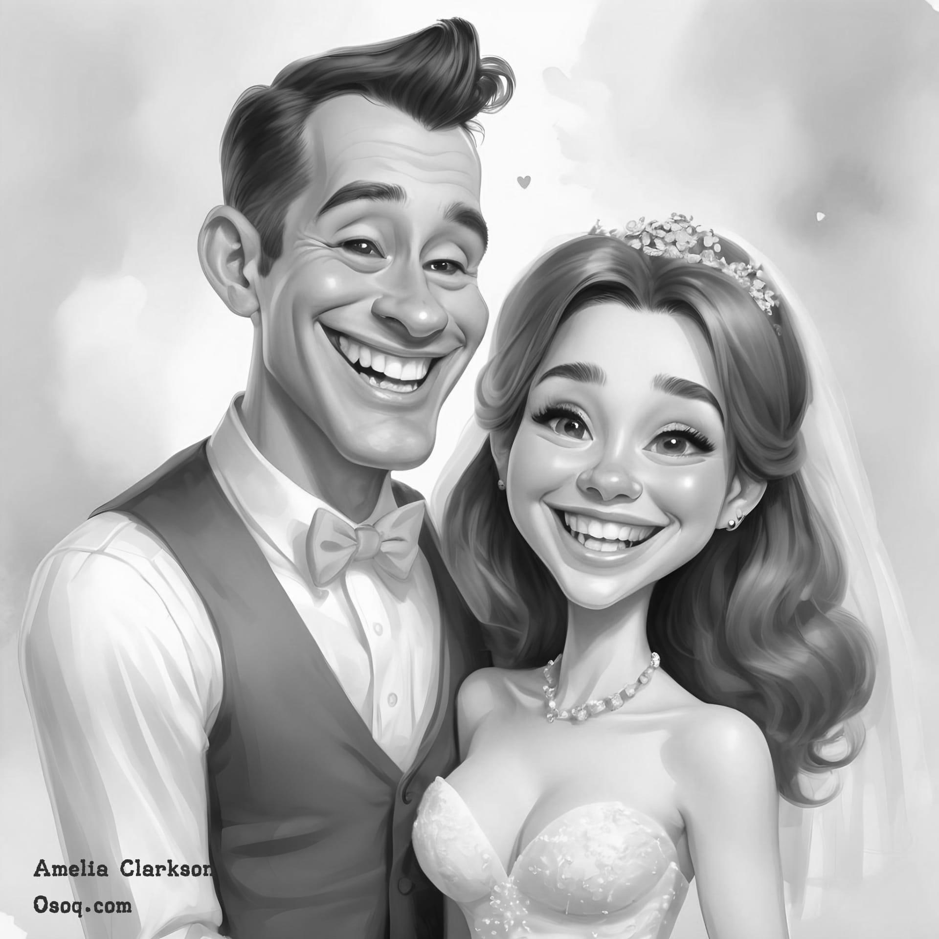 Black white funniest caricatures 05