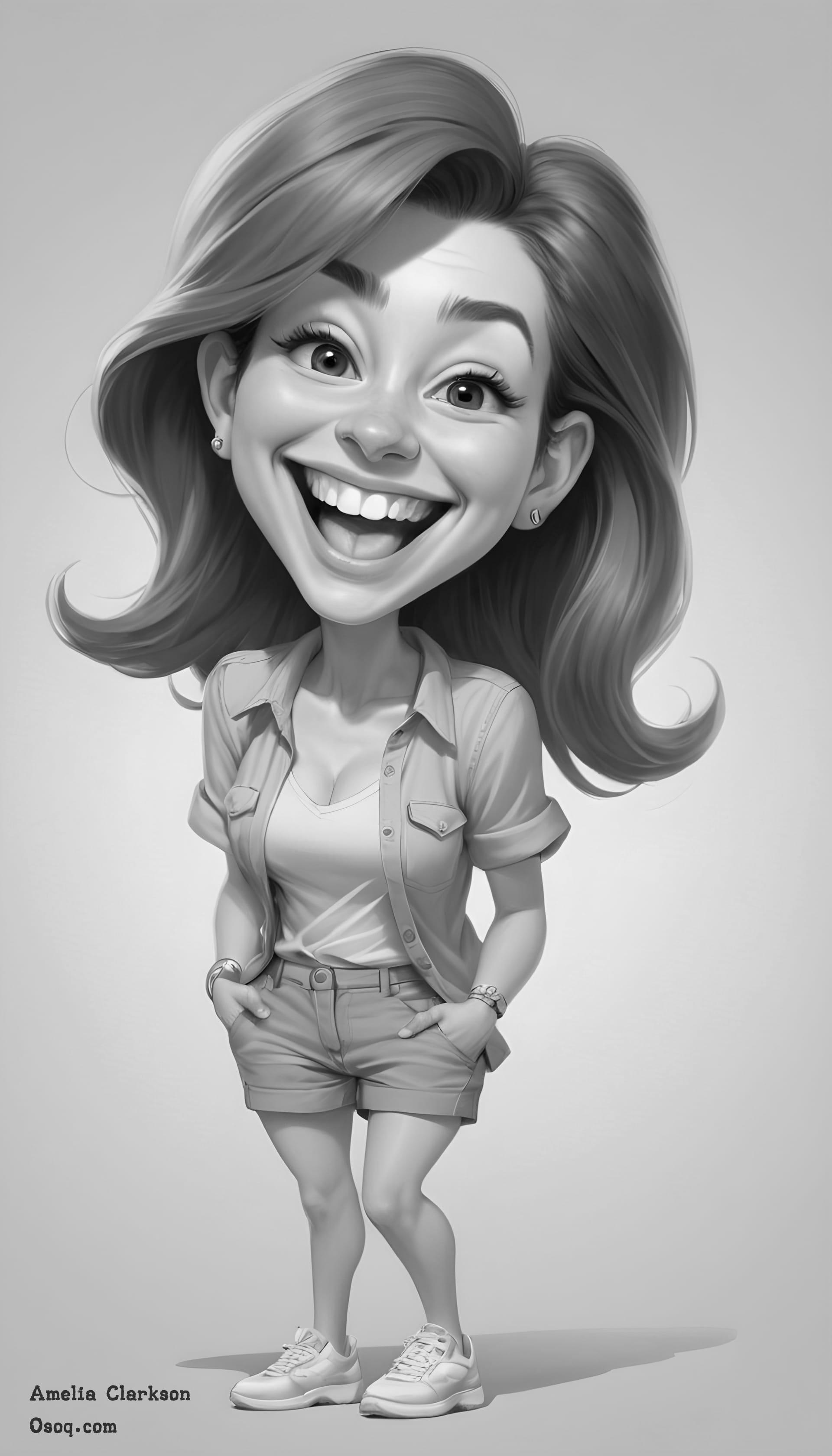 Black white mad art of caricature 19