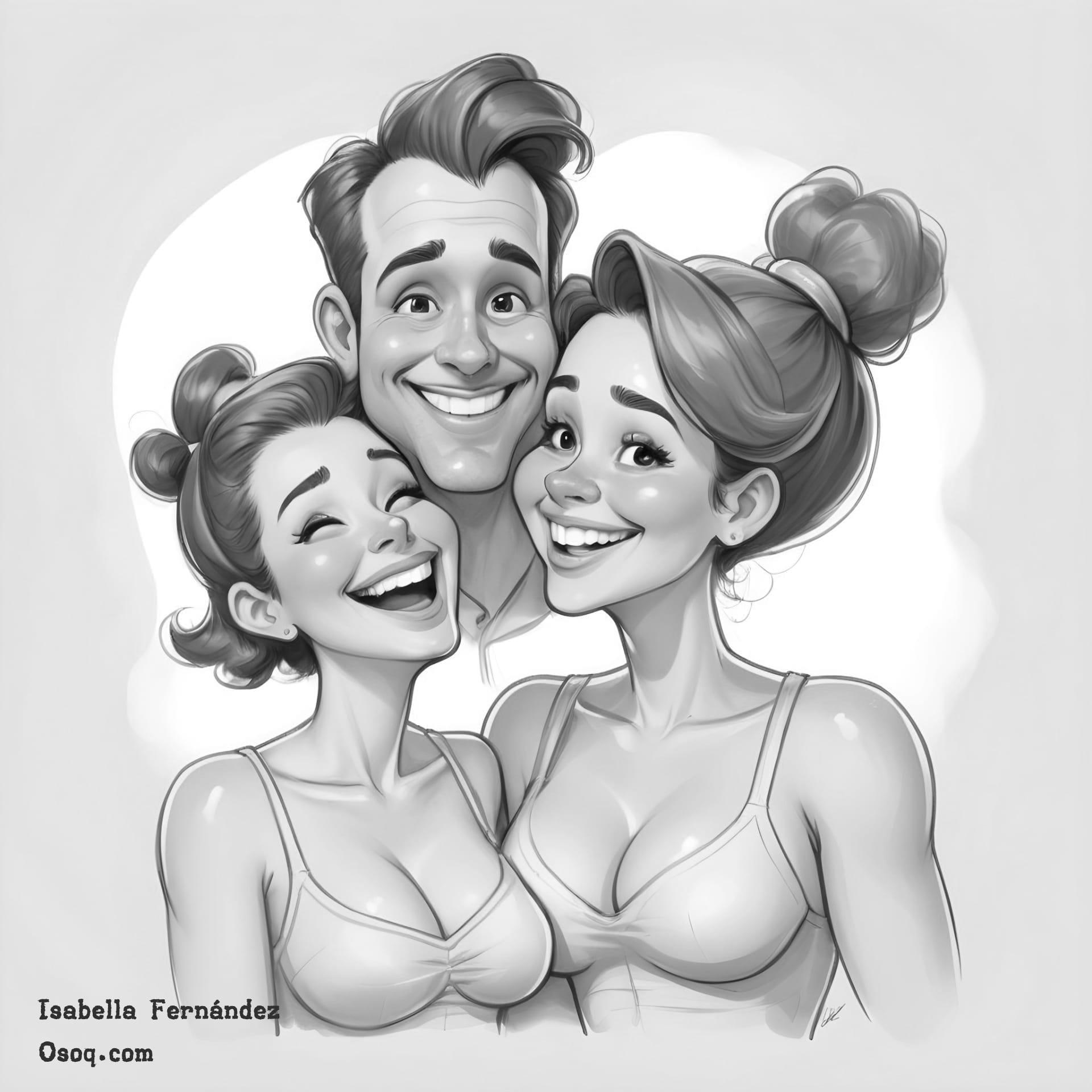 Cartoon caricature drawing 10