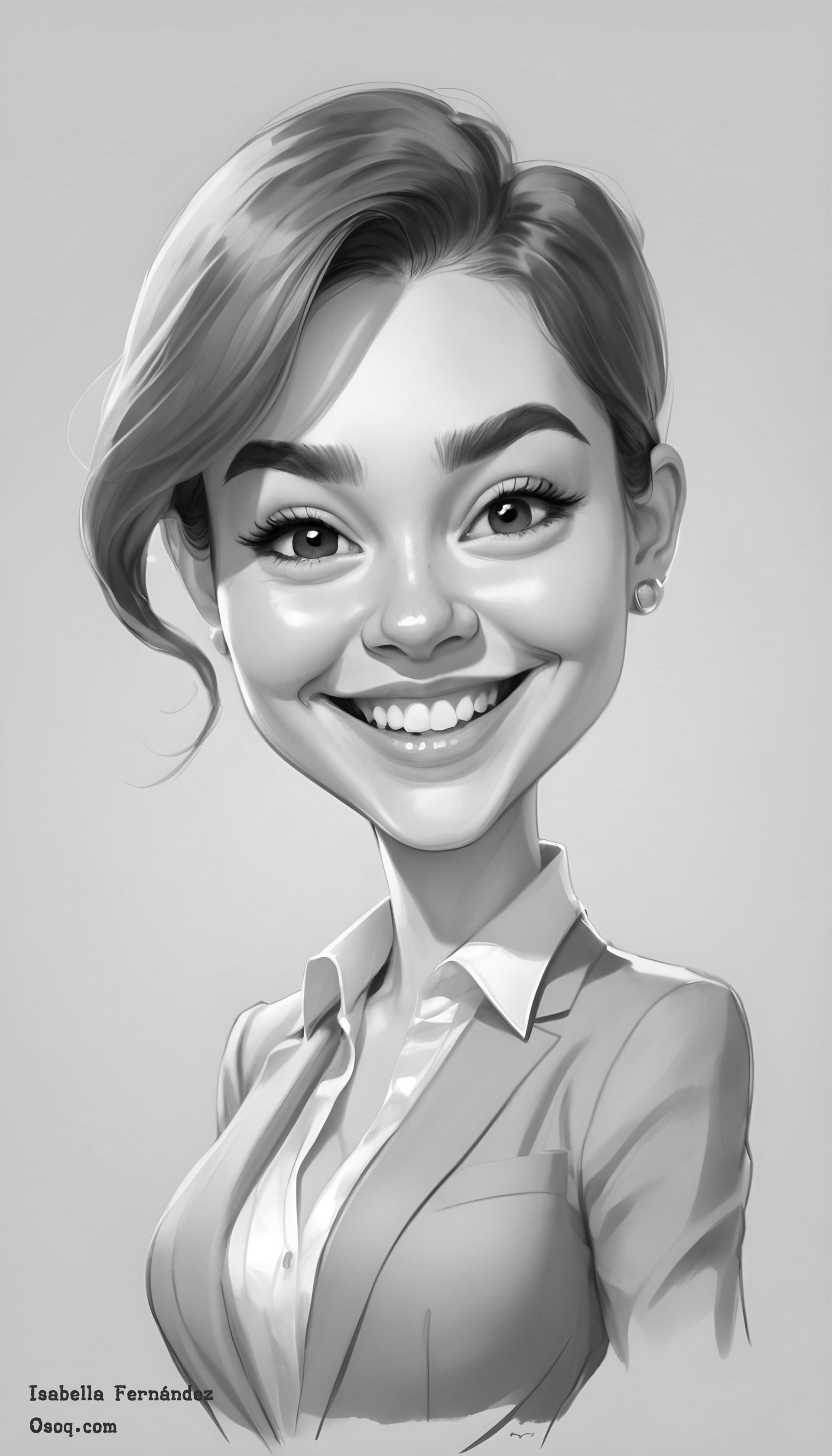 Cartoon personalized caricature 14