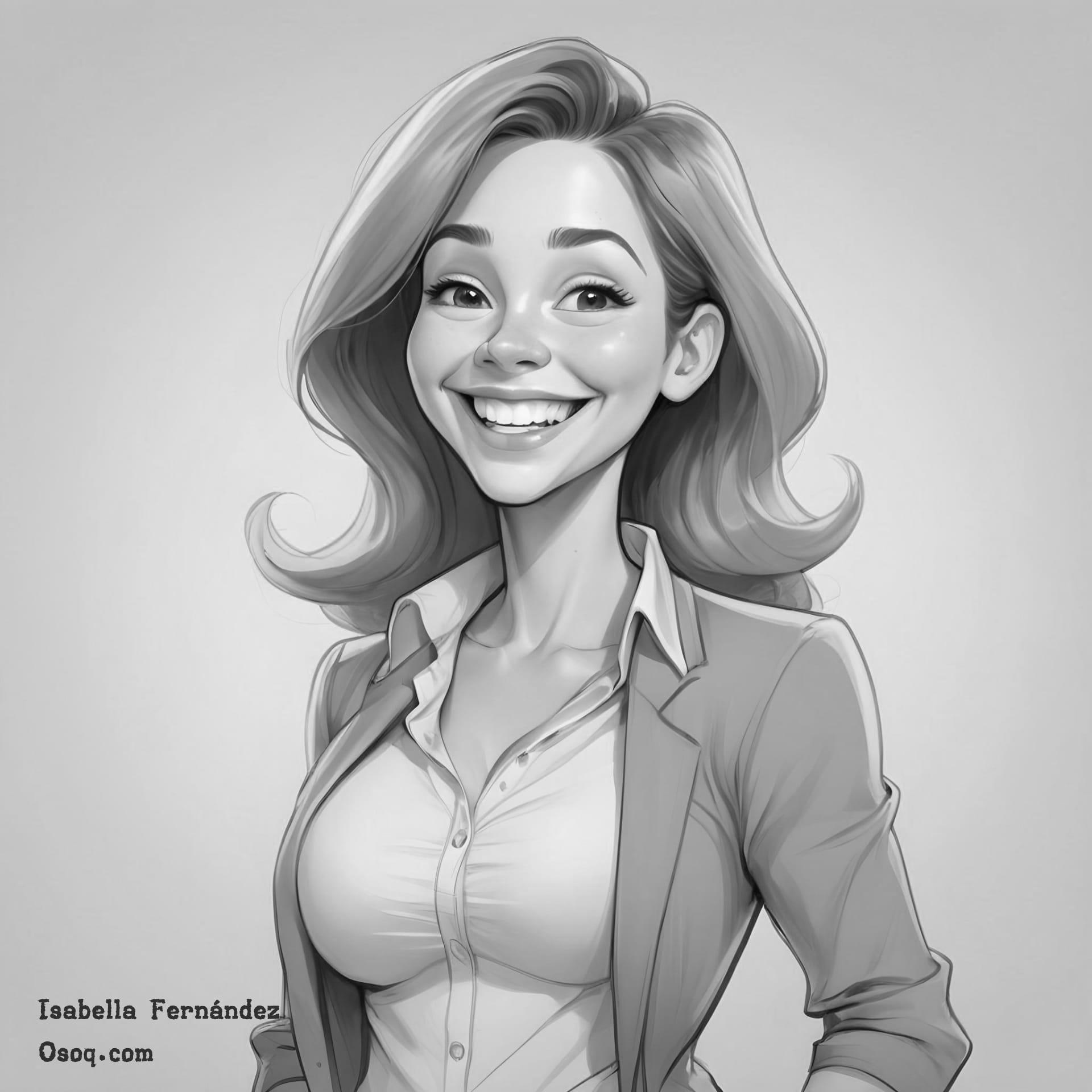 Custom cartoon portrait 19