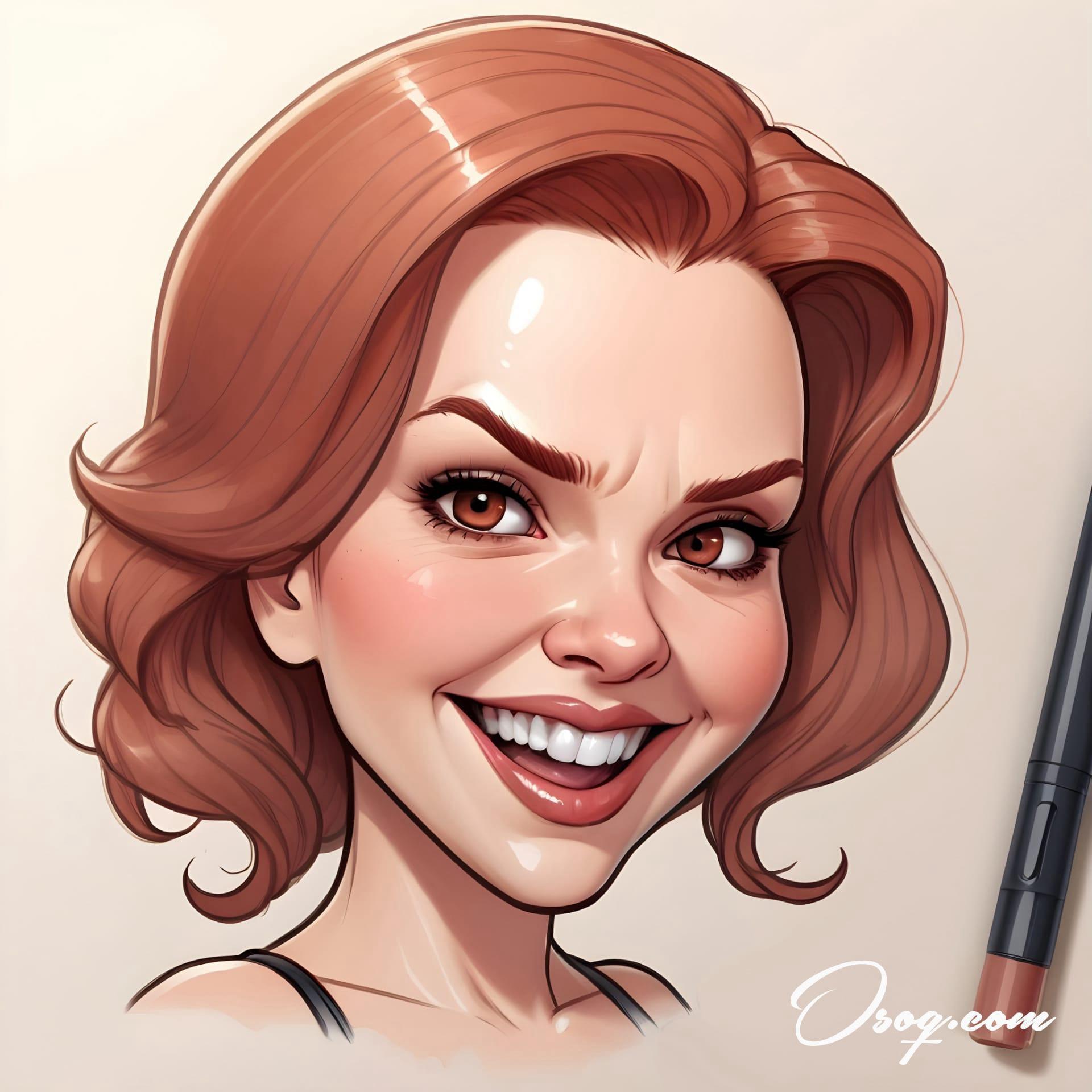 Black widow caricature 18