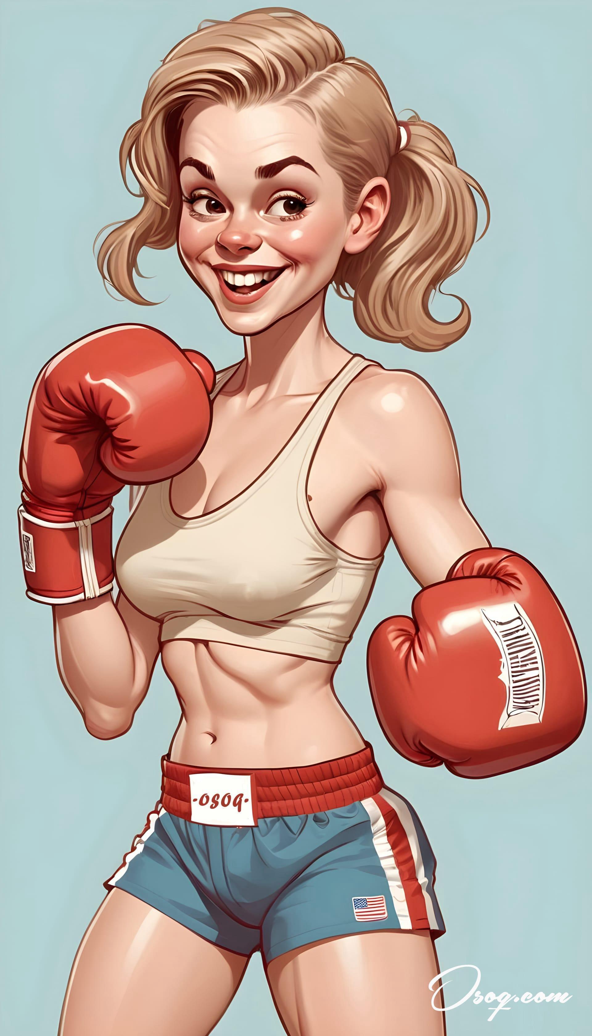 Boxer caricature 01