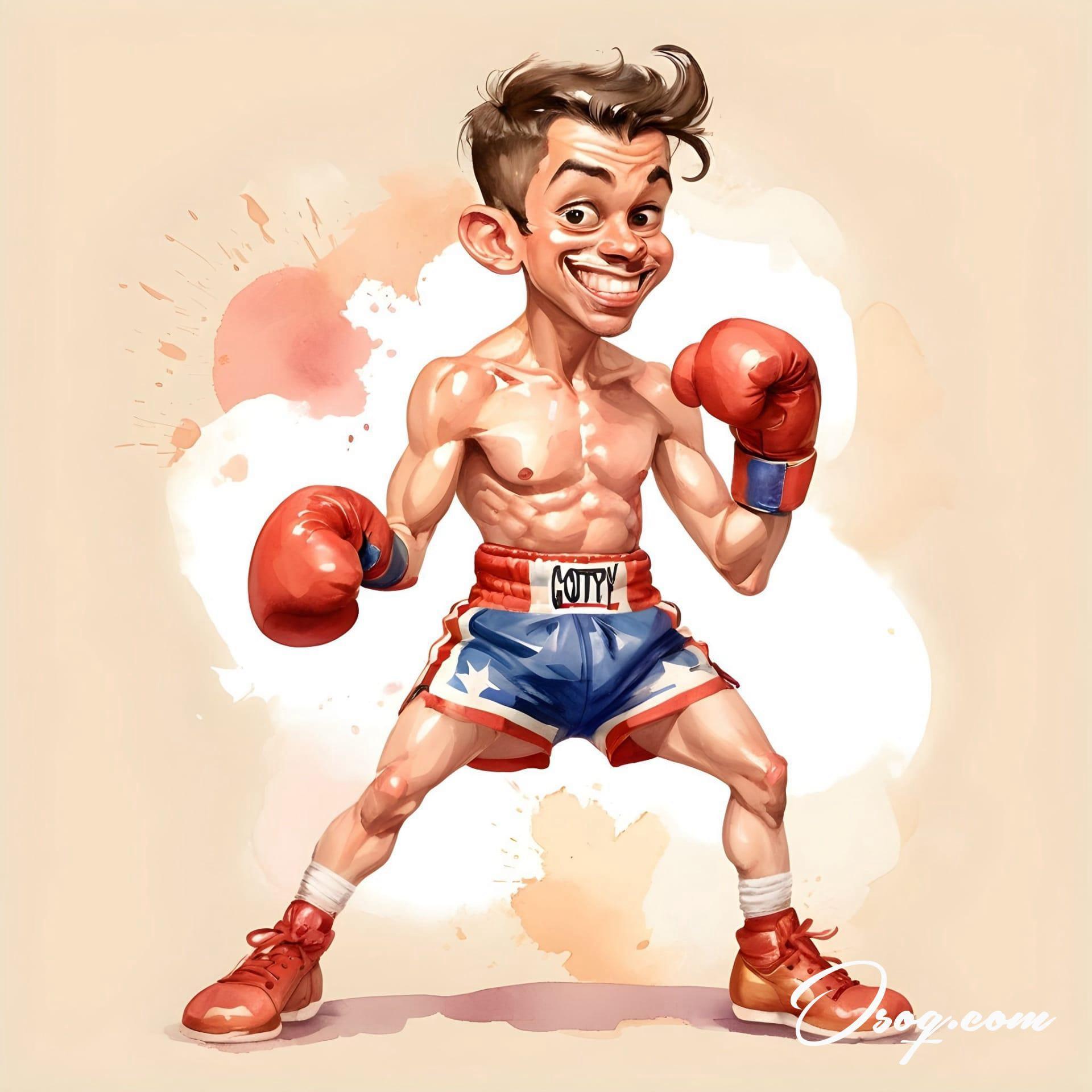 Boxing caricature 01