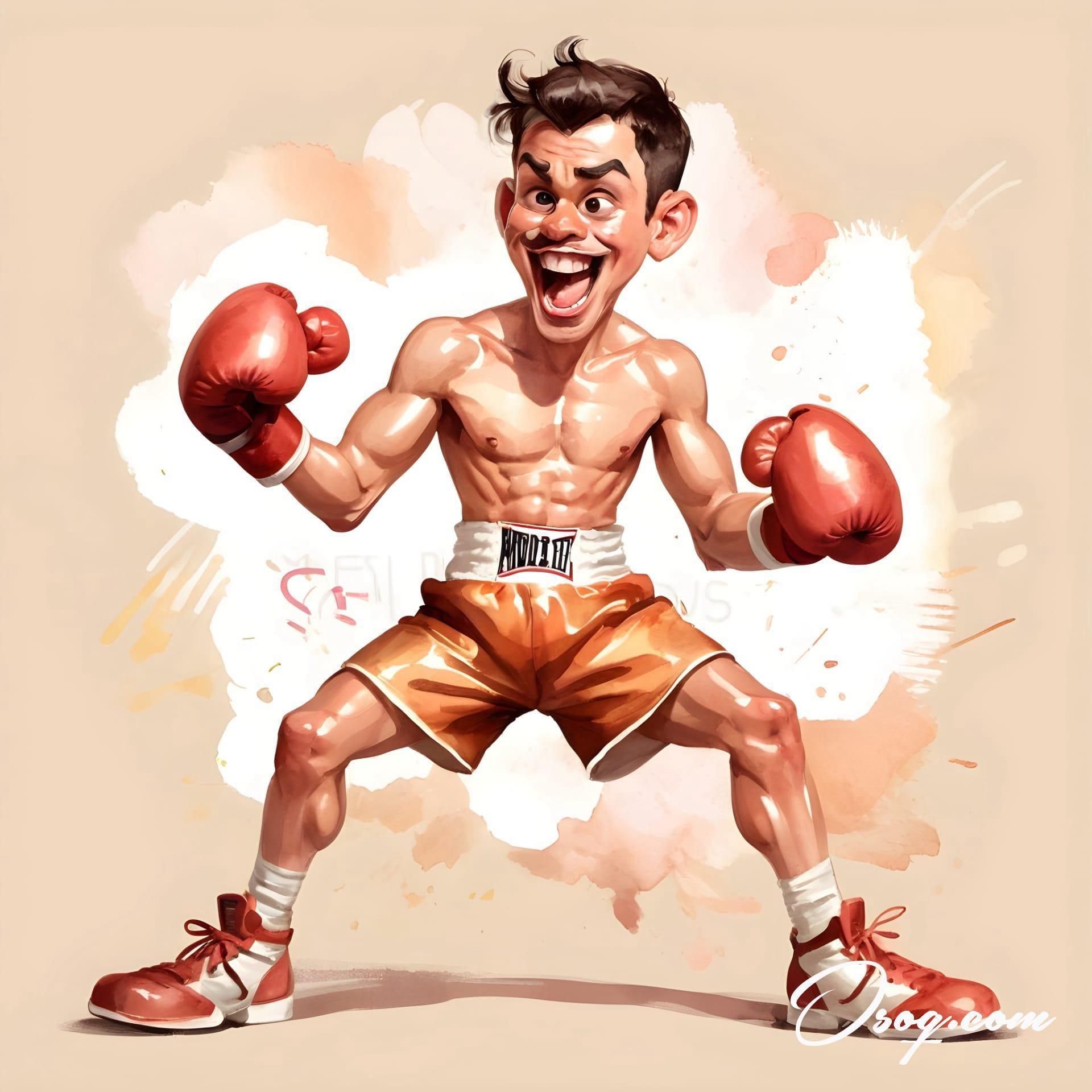 Boxing caricature 02