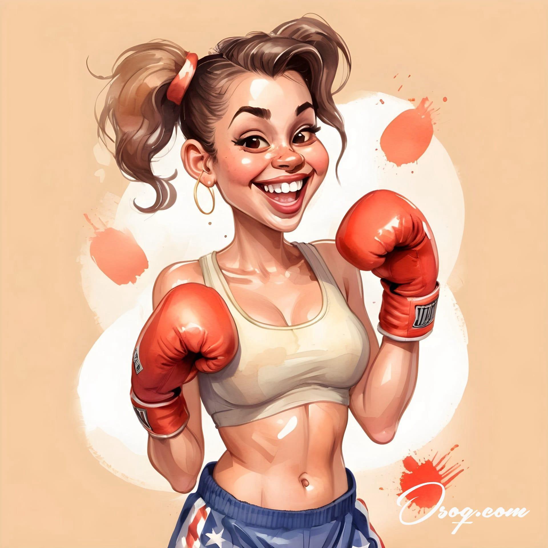 Boxing caricature 03