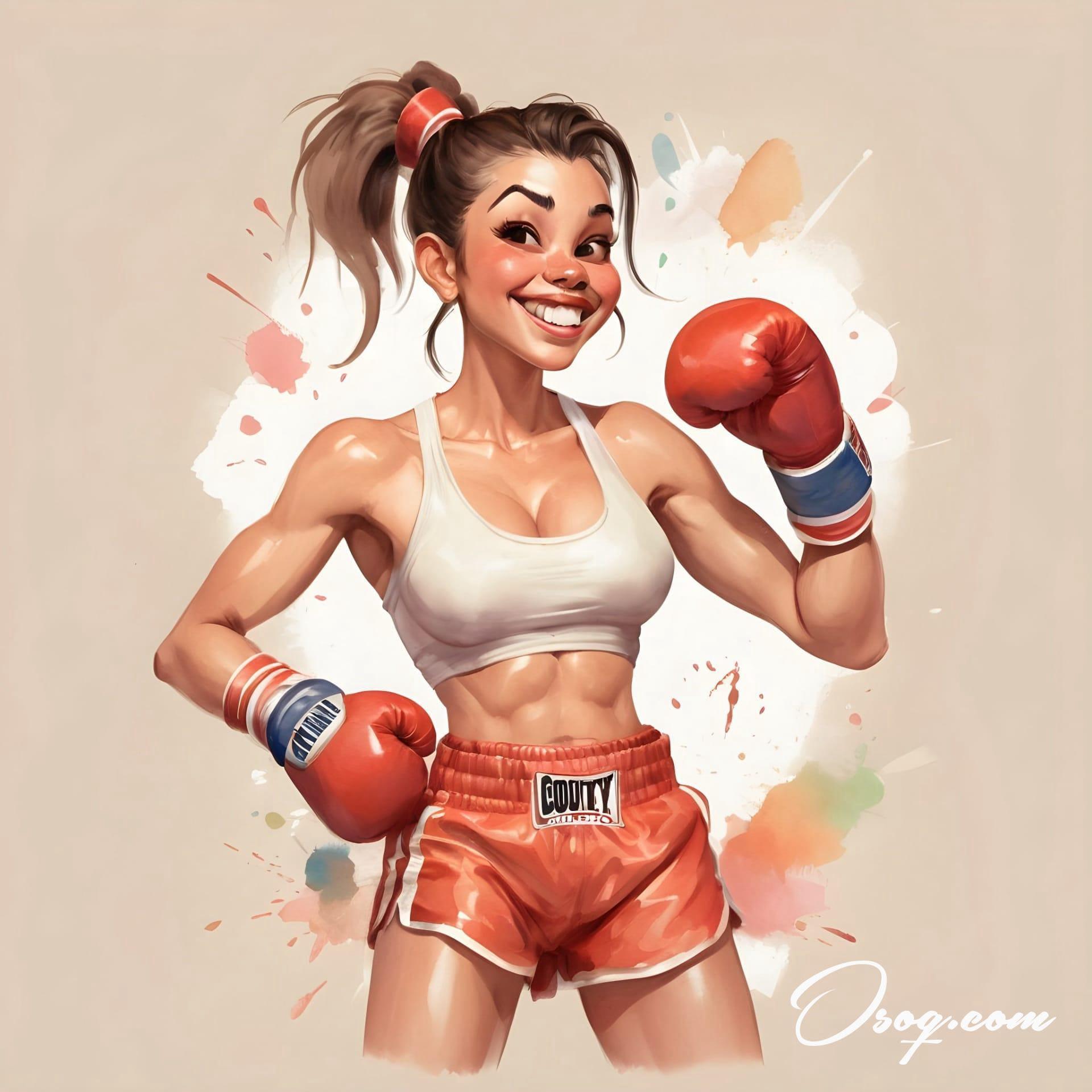 Boxing caricature 04