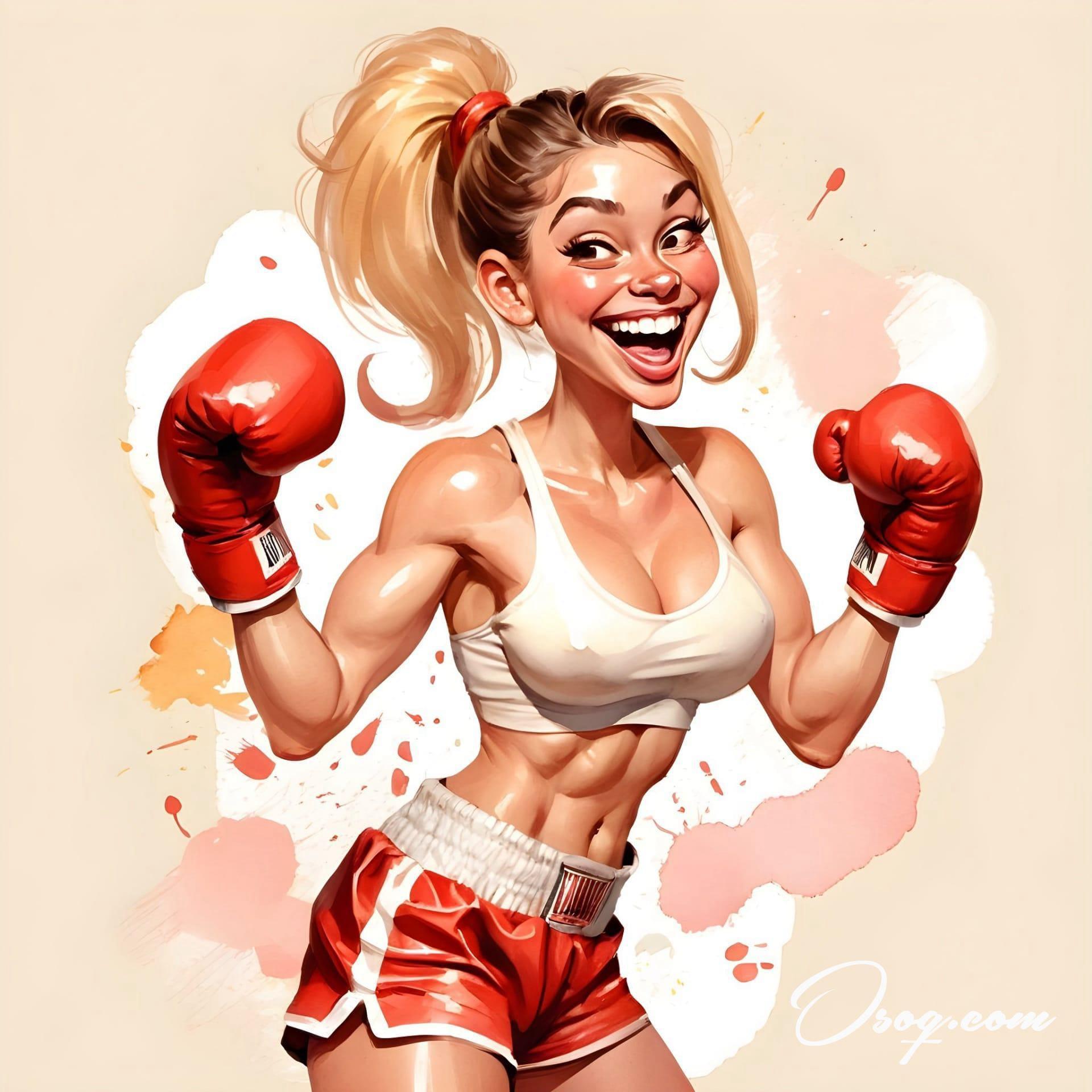 Boxing caricature 08