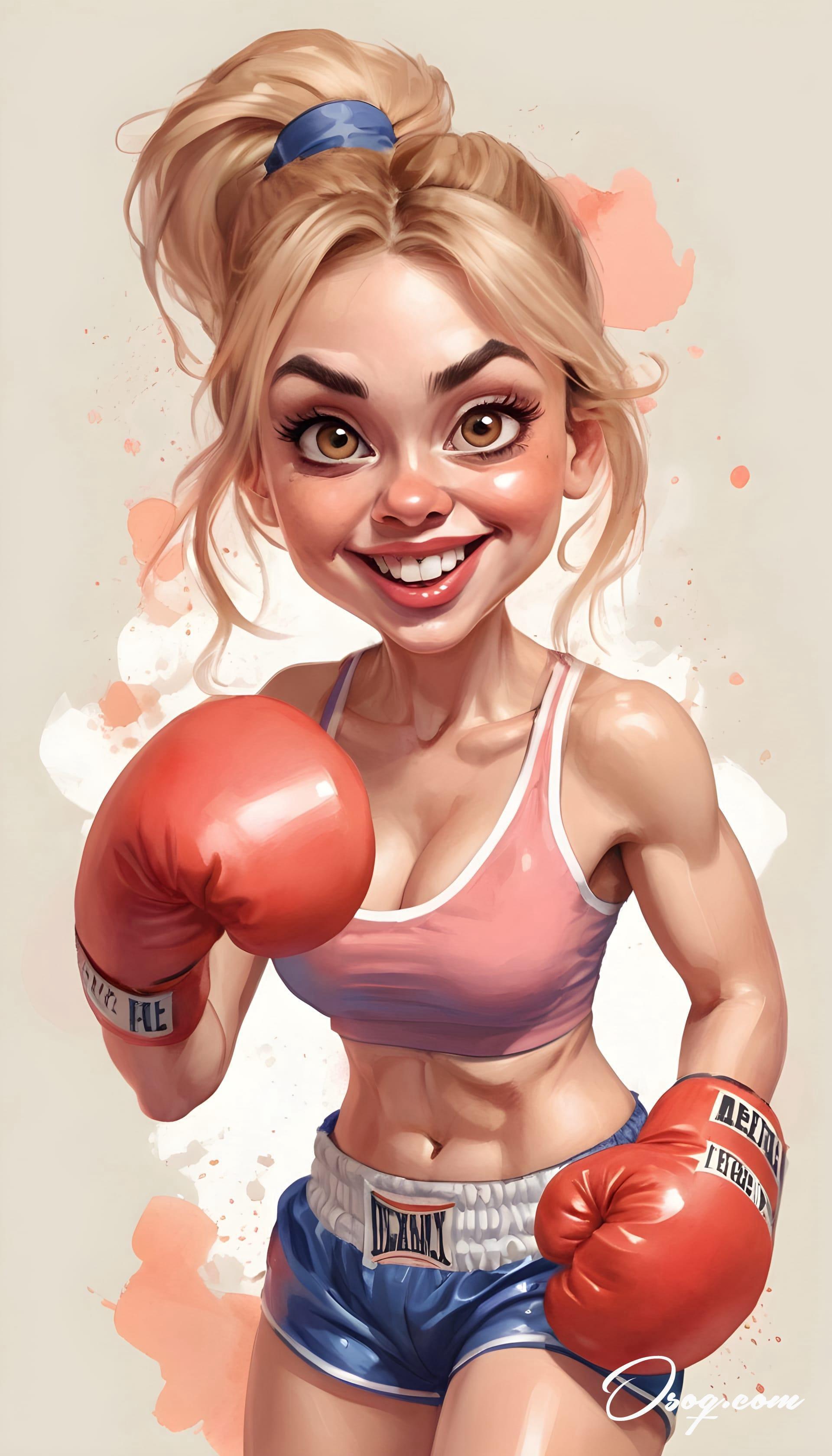 Boxing caricature 10