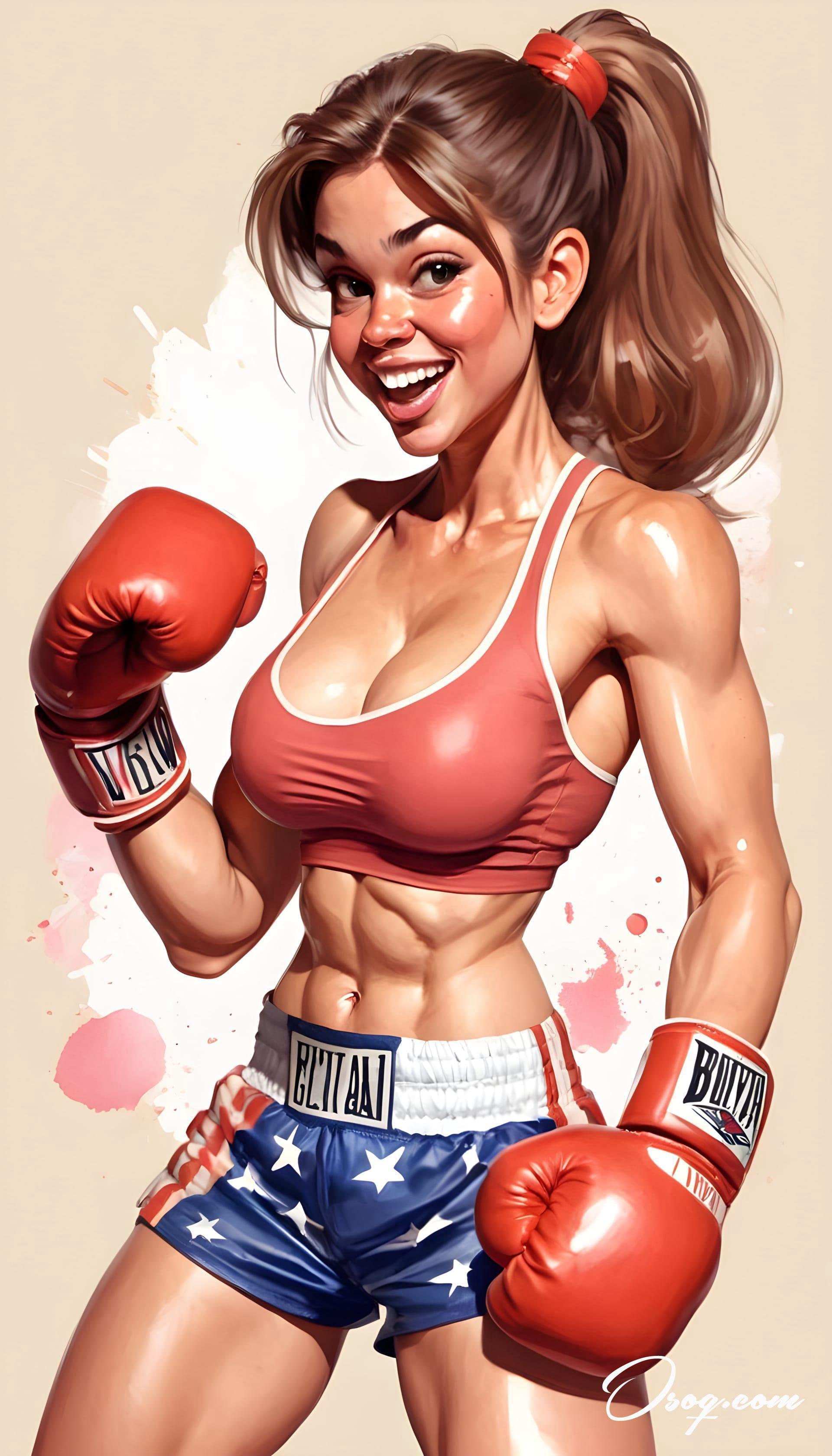 Boxing caricature 11