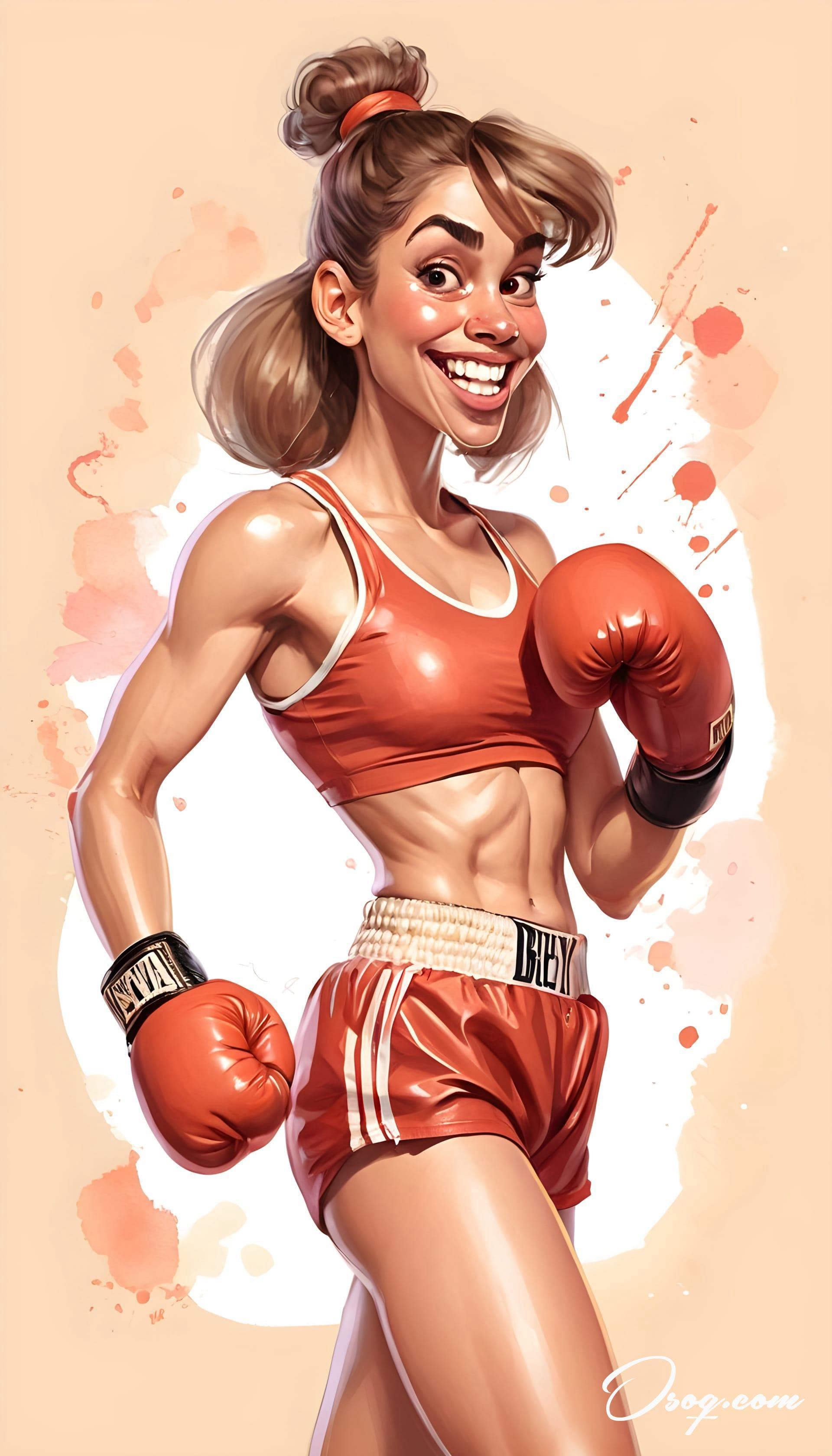 Boxing caricature 12