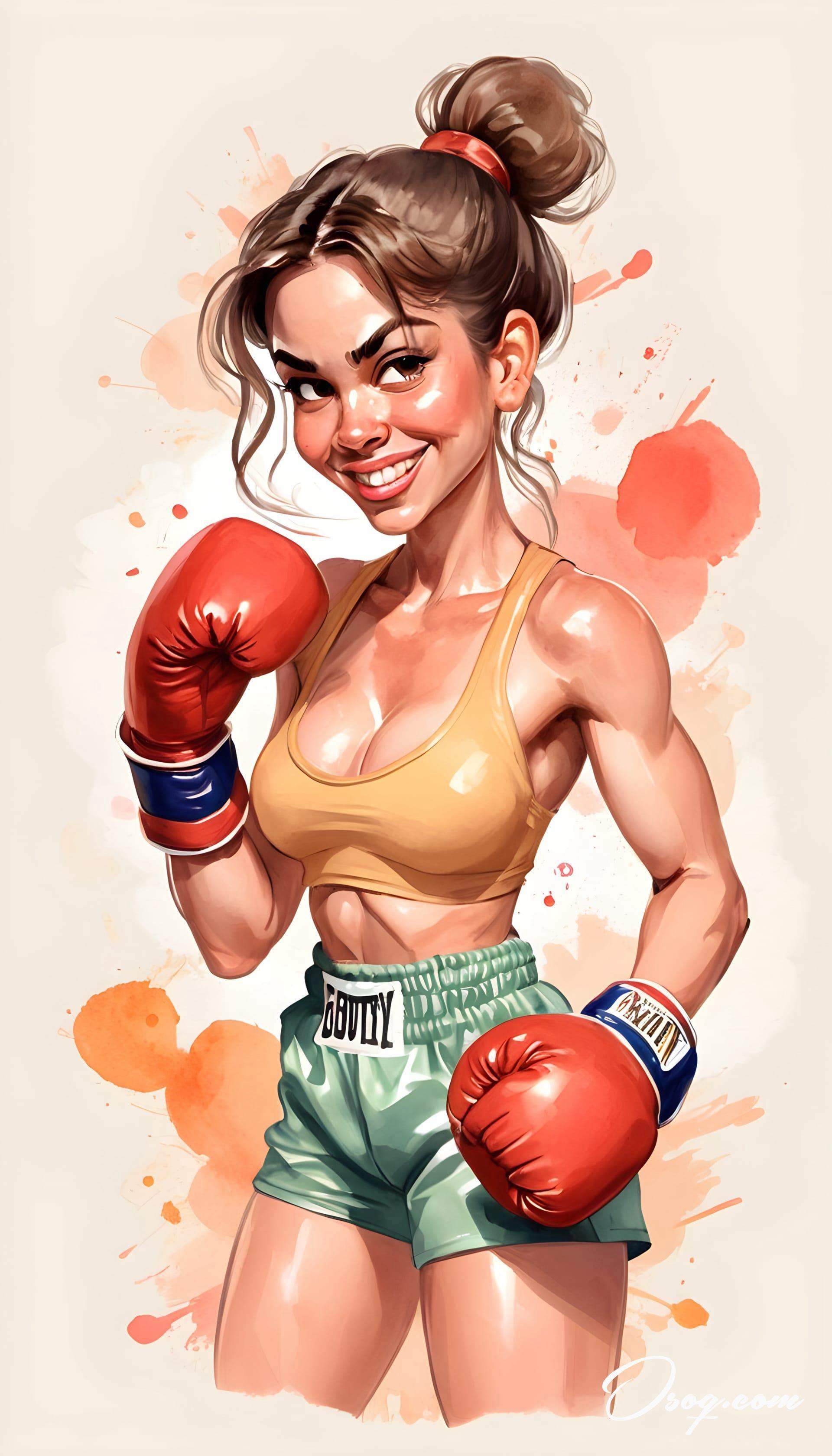 Boxing caricature 13