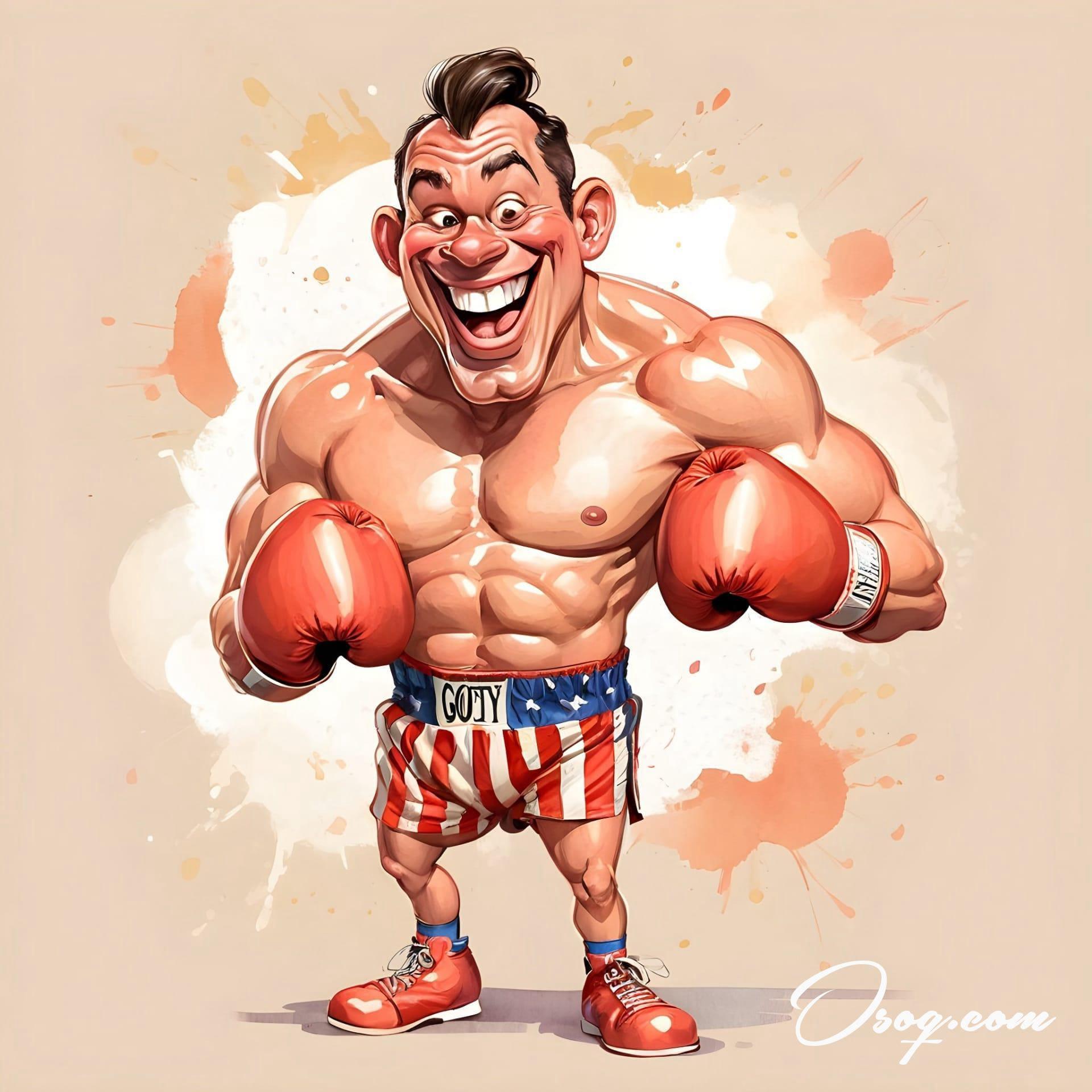 Boxing caricature 14